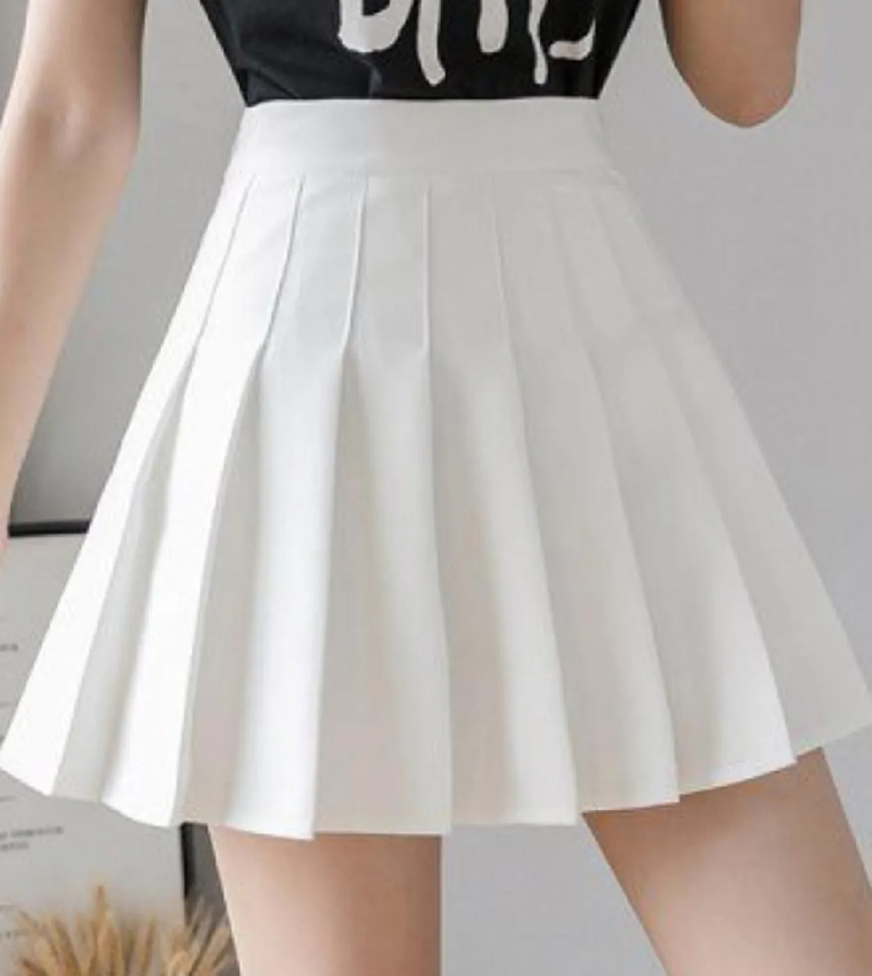 2022 Gonna Primavera Estate Pantaloncini Donna Vita Alta Mini Gonna Scuola Gonna Corta A Pieghe Kawaii Rosa Gonne Femminili