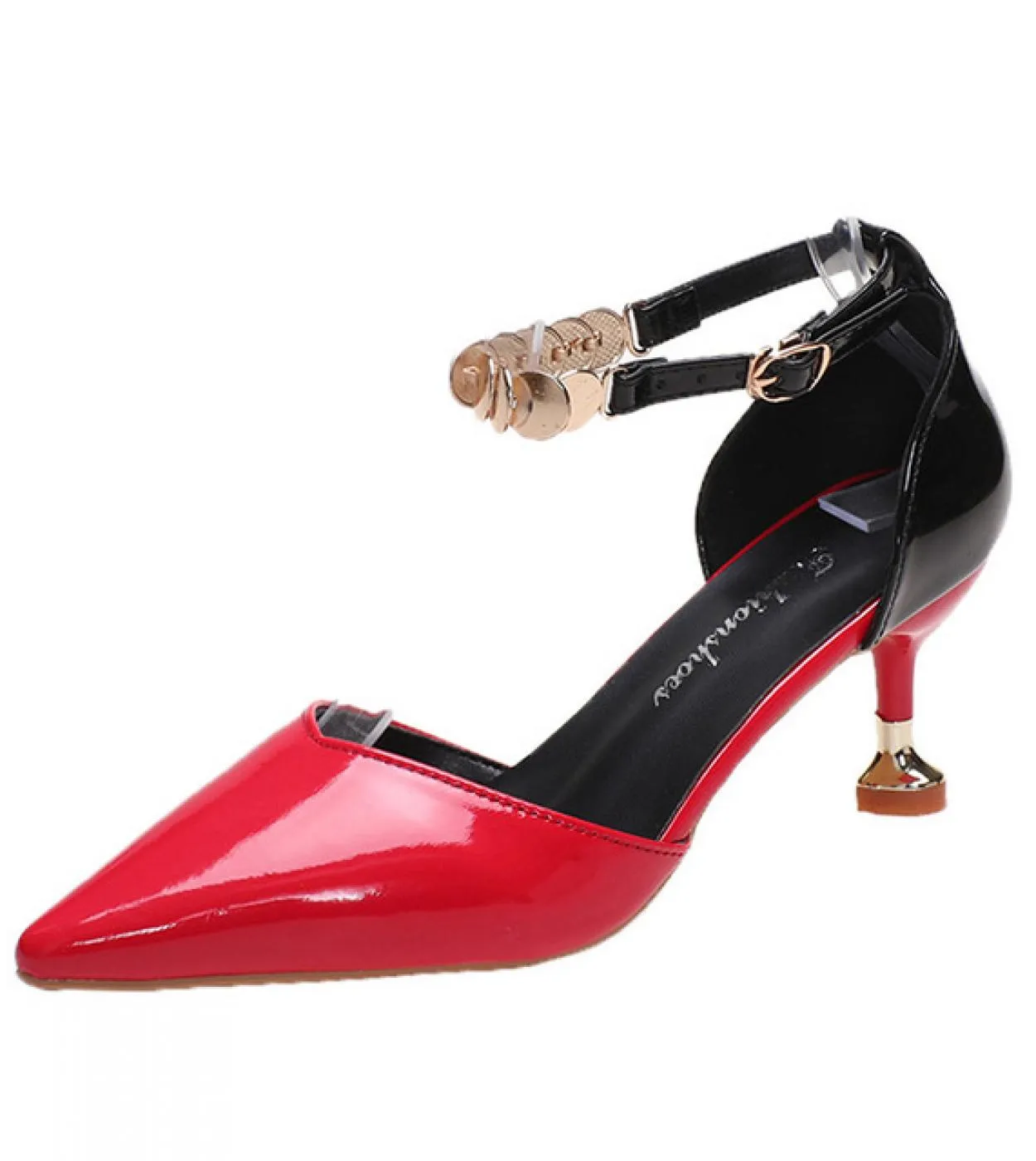 2022new Fashion New Allmatch Single Shoes Womens Tacchi alti Sandali a spillo Punta a punta Hollow Elegant Womens Designe