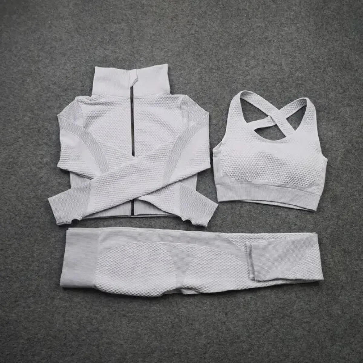 2/3 pezzi Set da Yoga senza soluzione di continuità Sport Fitness gilet a vita alta pantaloni per il sollevamento dell'anca abit