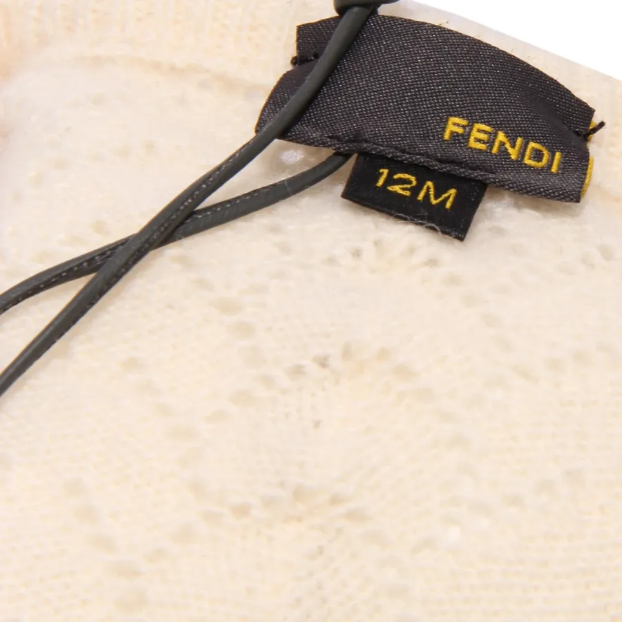 4969W cardigan bimba FENDI girl maglione wool sweater