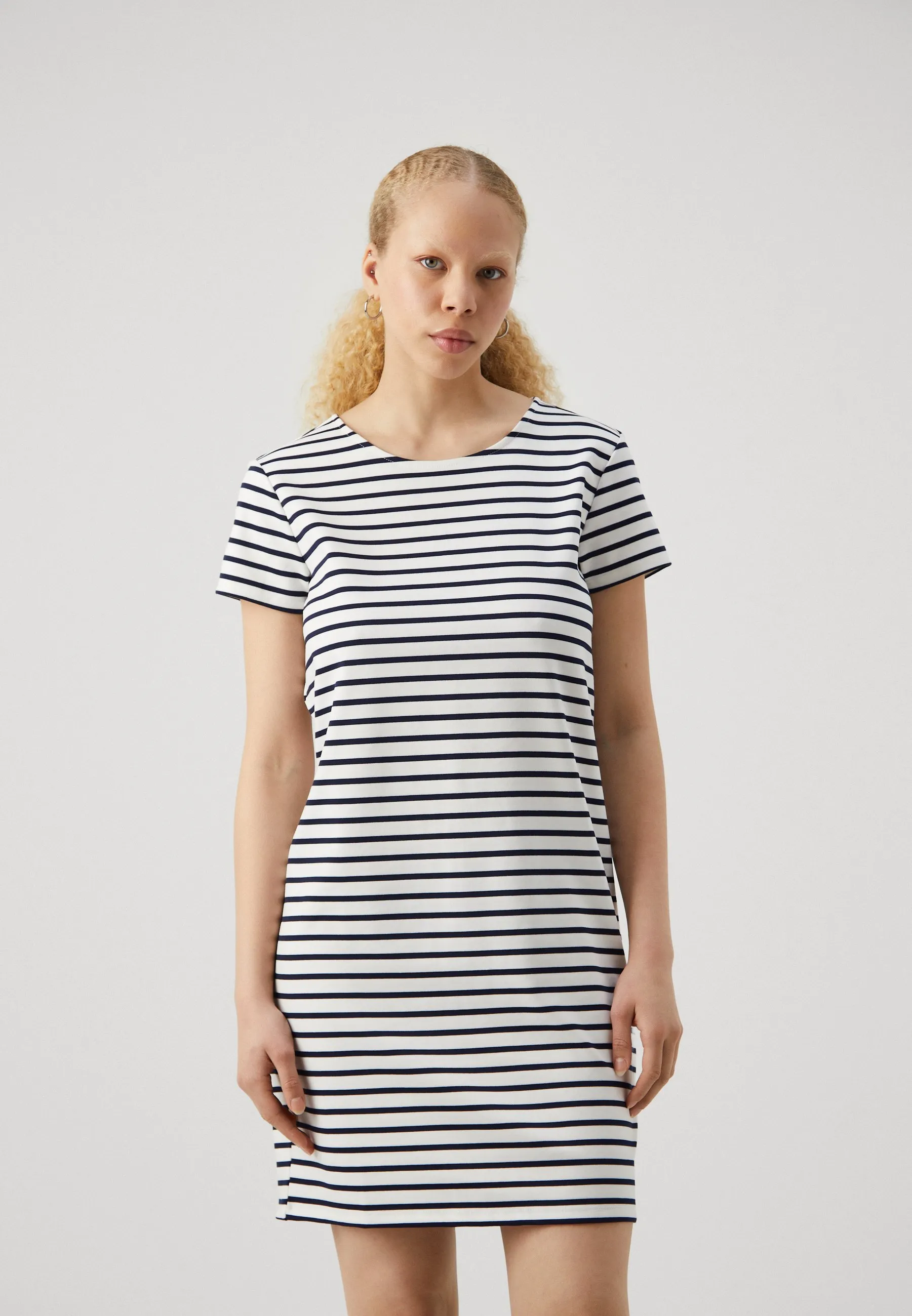 ABBY SHORT ZIP  - Vestito di maglina