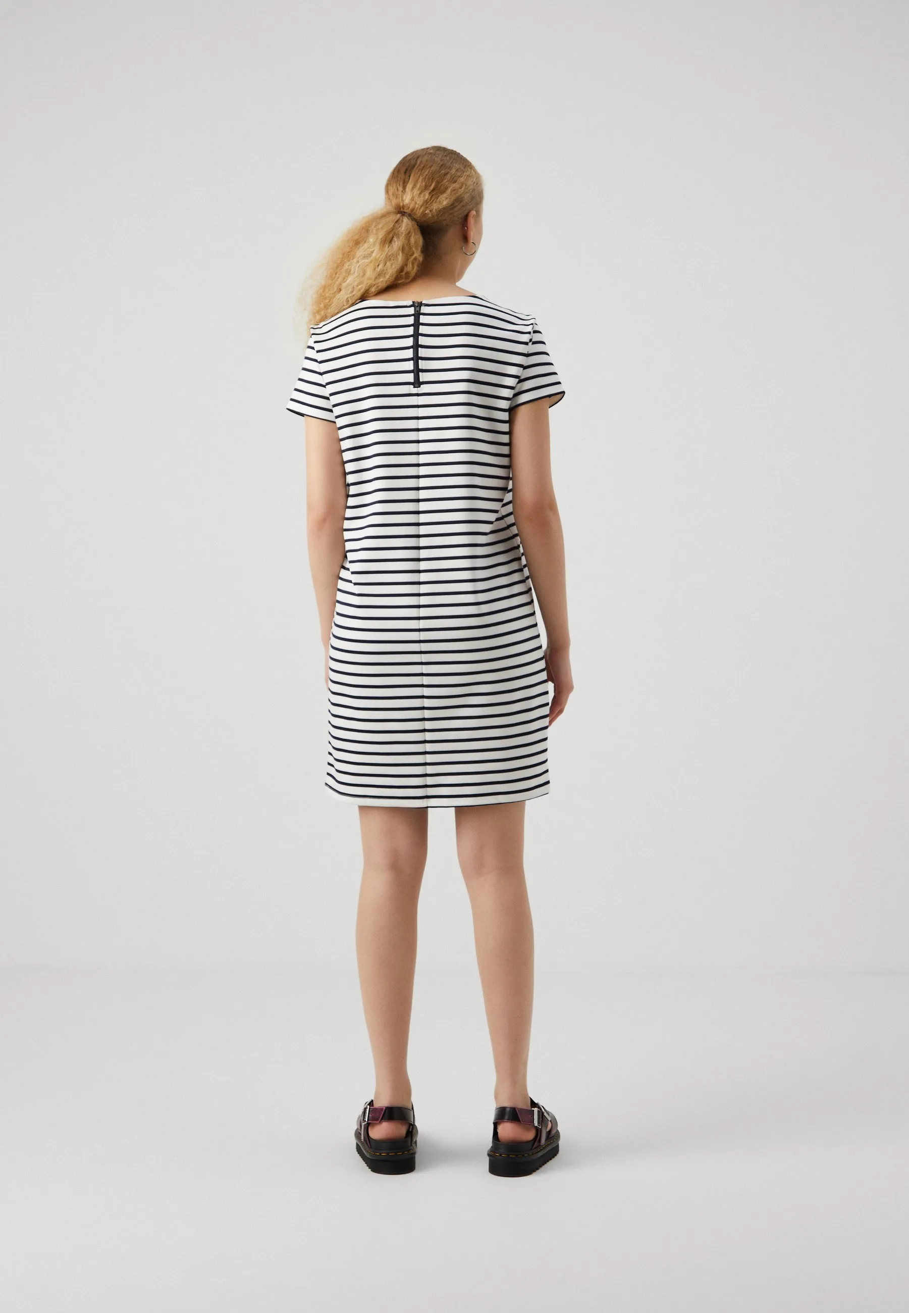 ABBY SHORT ZIP  - Vestito di maglina