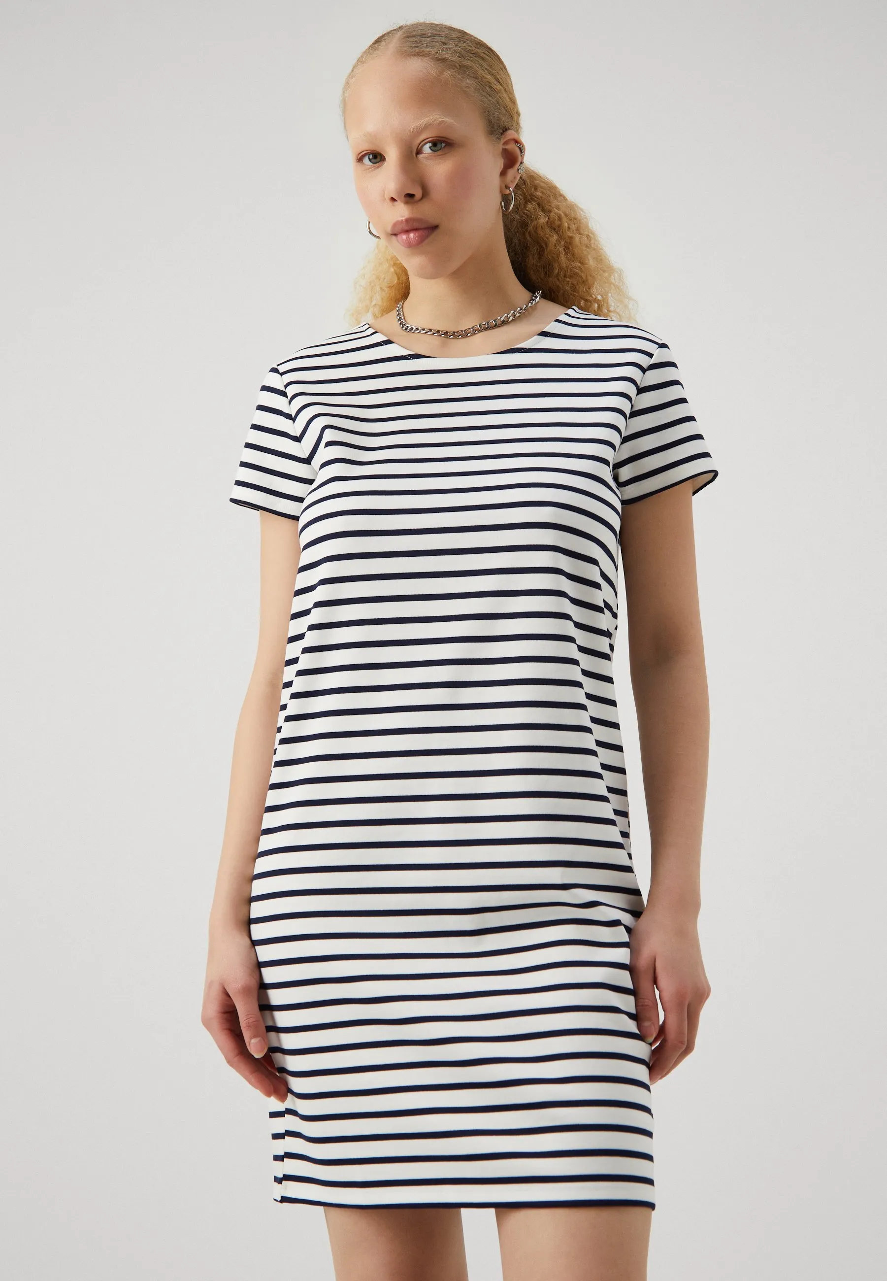 ABBY SHORT ZIP  - Vestito di maglina