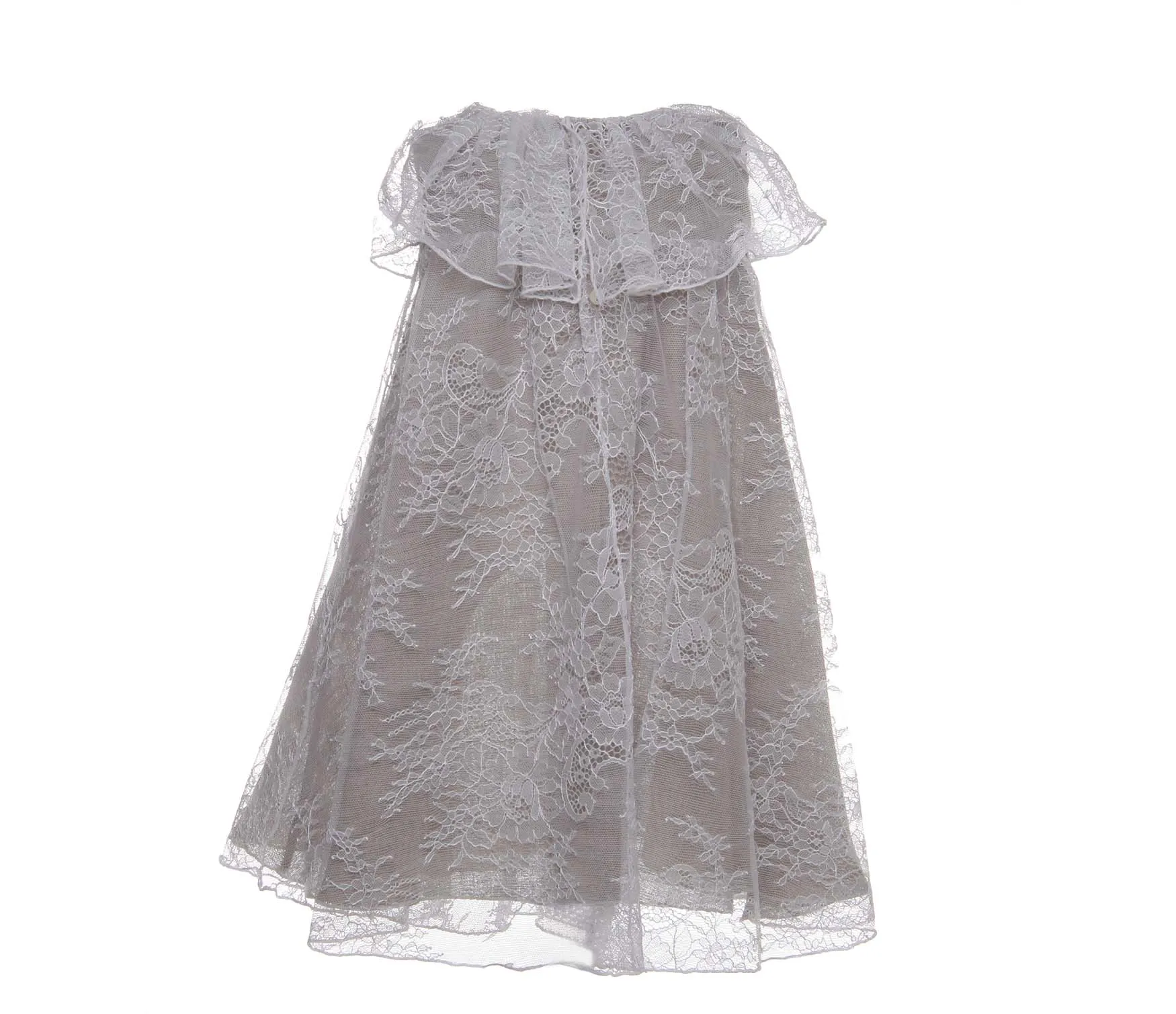 Abito Bimba Pizzo Chantilly Francese