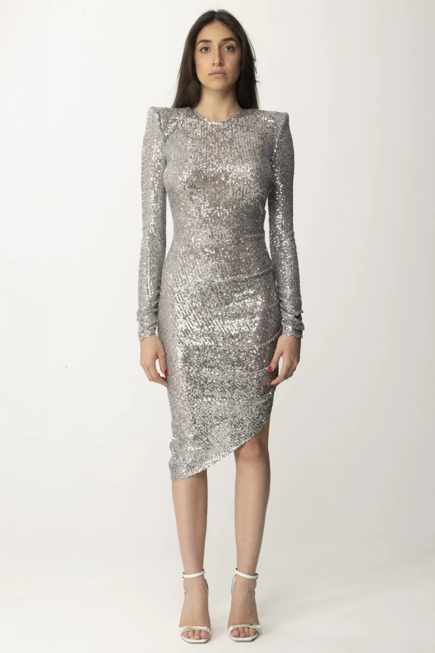 Abito midi in paillettes Perla