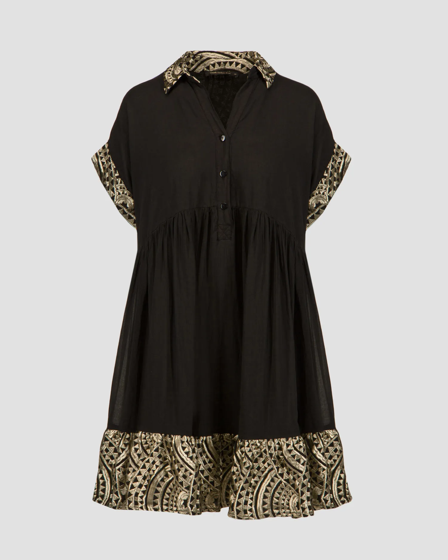 Abito nero da donna Kori s24k330491-221