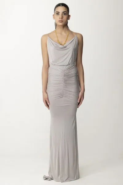 Abito Red Carpet drappeggiato Perla
