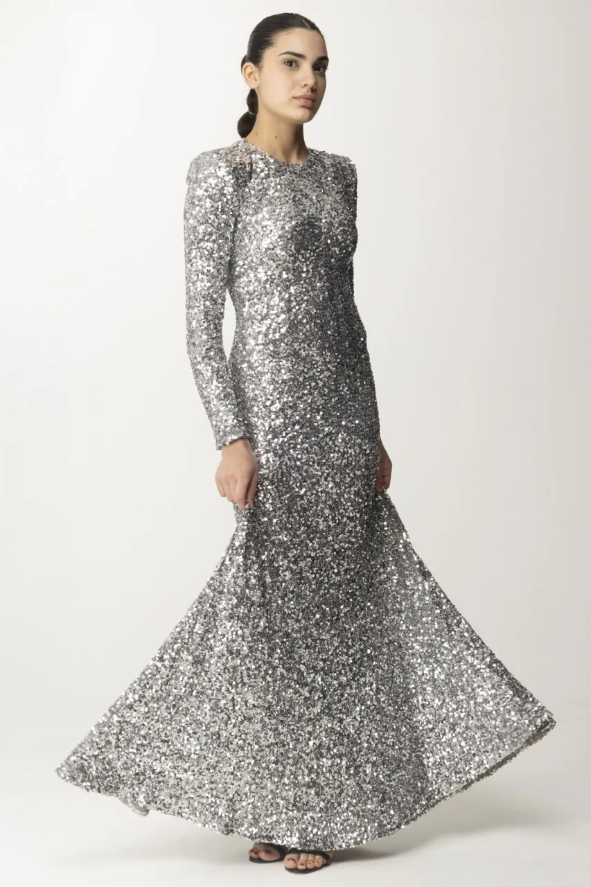 Abito red carpet in paillettes Perla