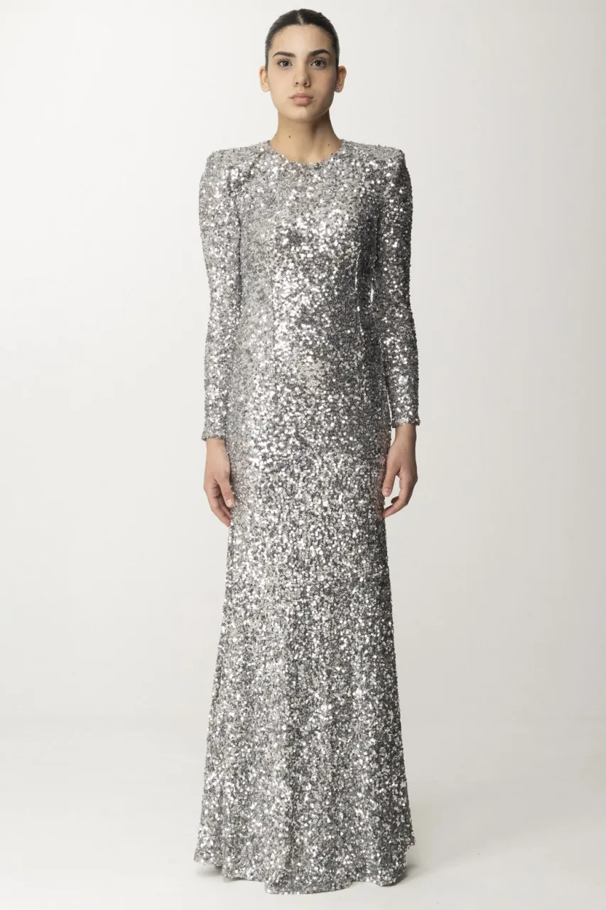 Abito red carpet in paillettes Perla