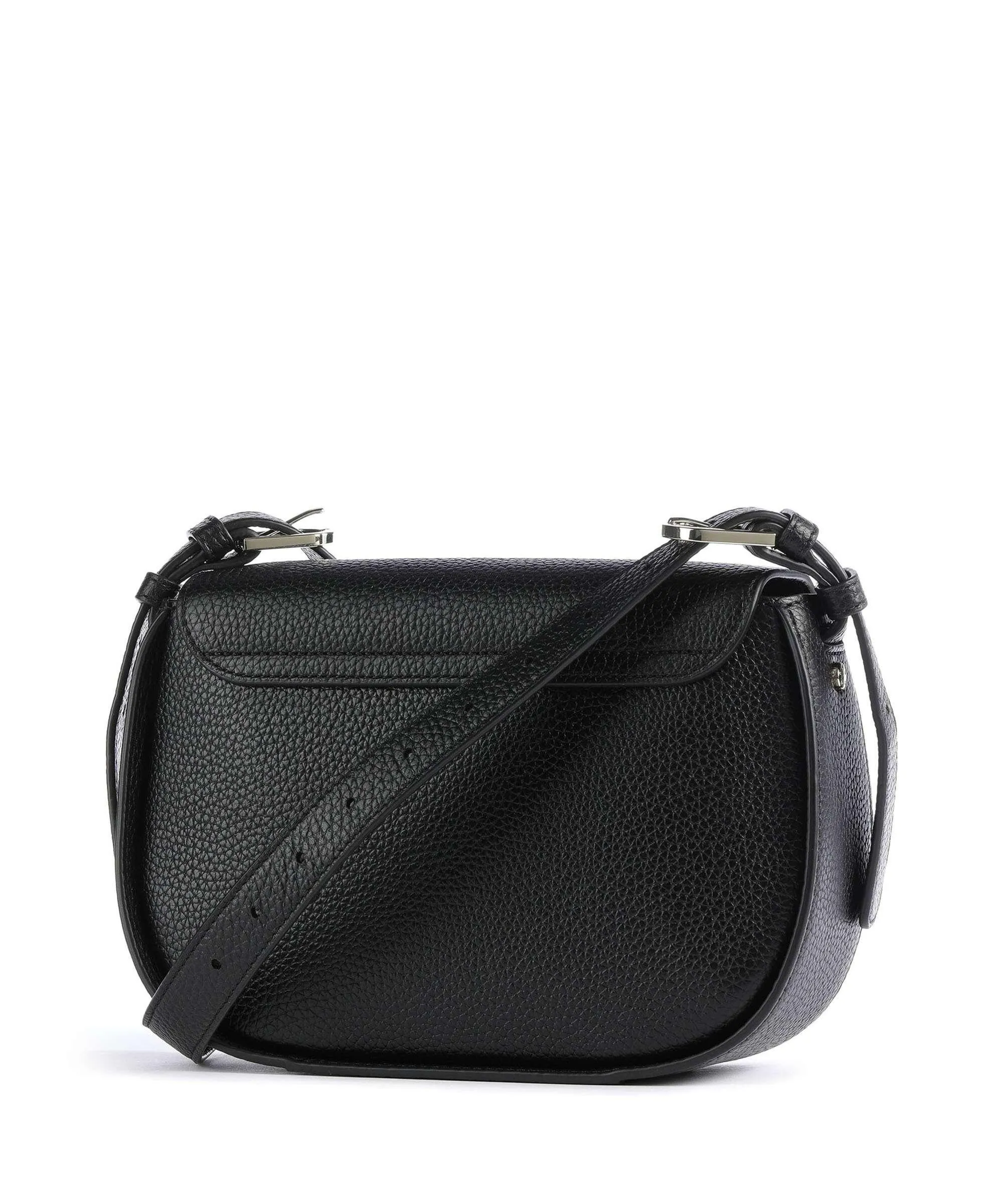 Aigner Ivy M Borsa a tracolla pelle di vacchetta grana nero  