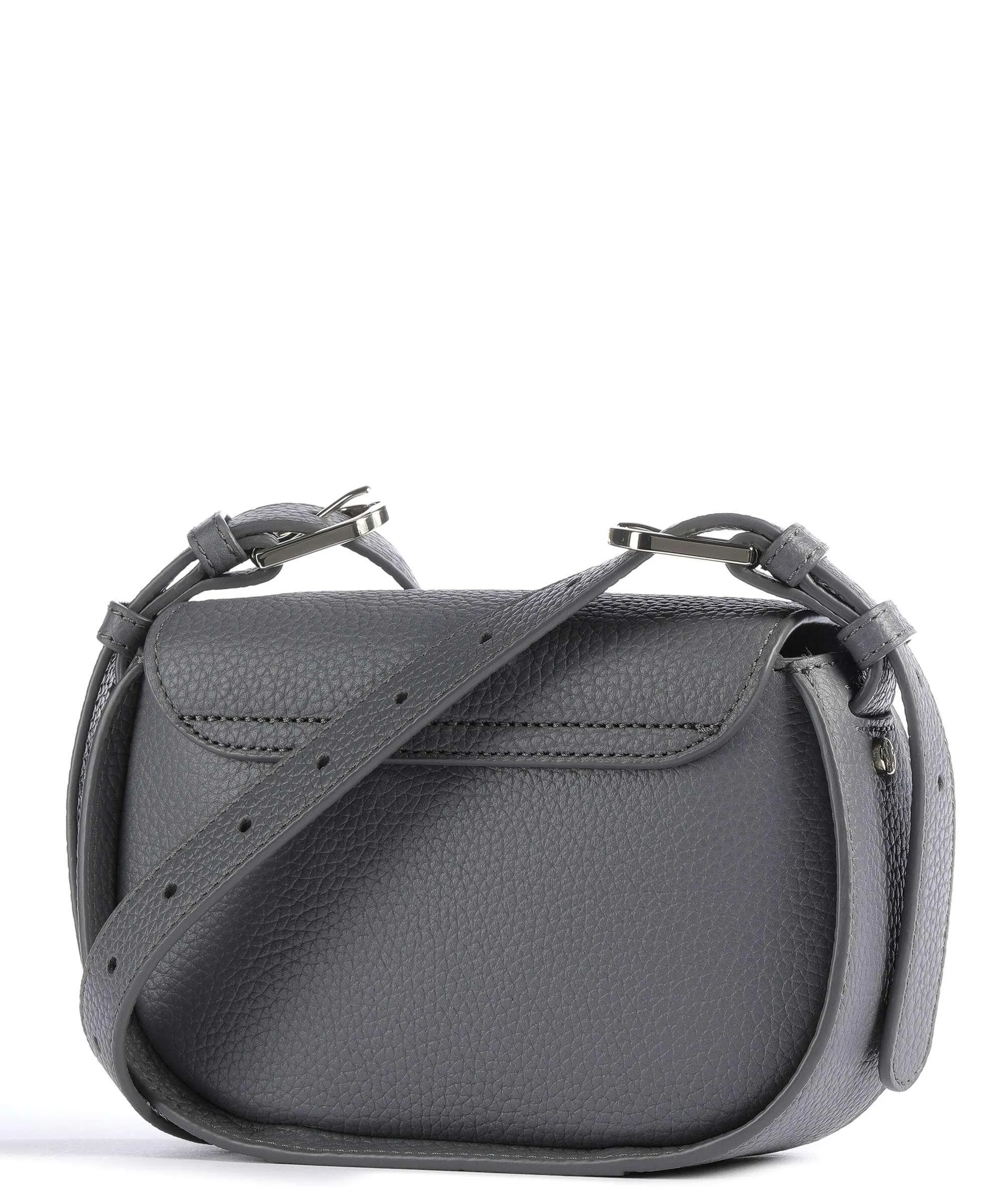  Aigner Ivy S Borsa a tracolla pelle di vacchetta grana grigio  