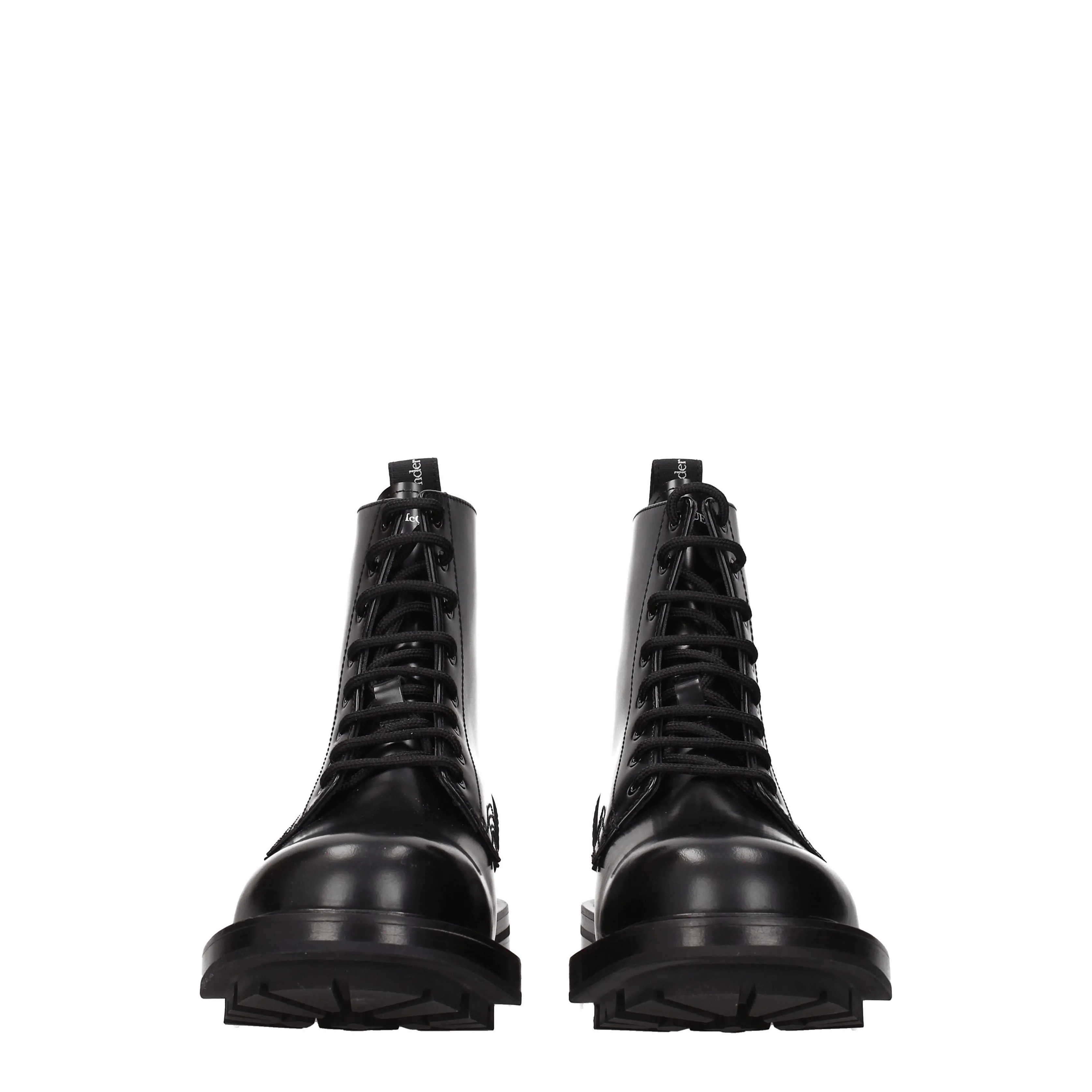 Alexander McQueen Stivaletti Uomo Pelle Nero