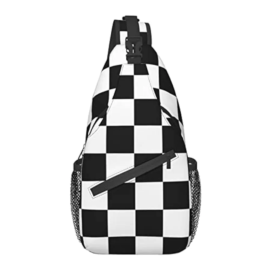 AOOEDM Zaino a Tracolla, per Motivo Scozzese Scozzese Scozzese Viola, Borsa a Tracolla Multiuso Borsa a Tracolla da Viaggio Escu