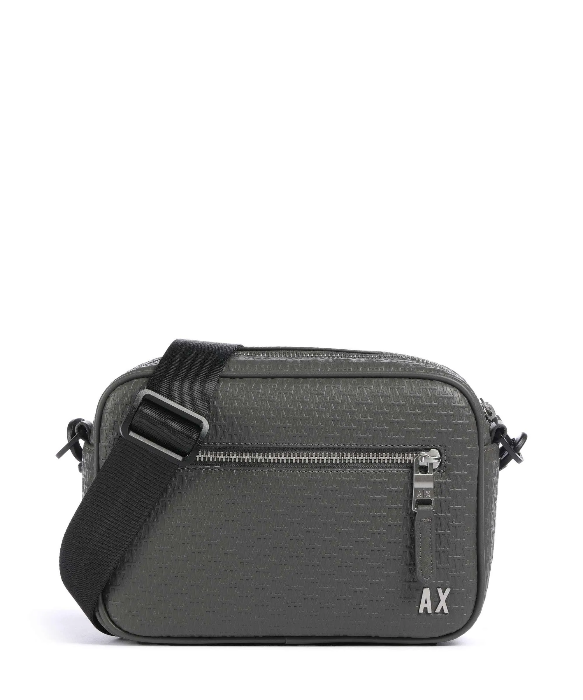  Armani Exchange Borsa a tracolla pelle sintetica grigio scuro  