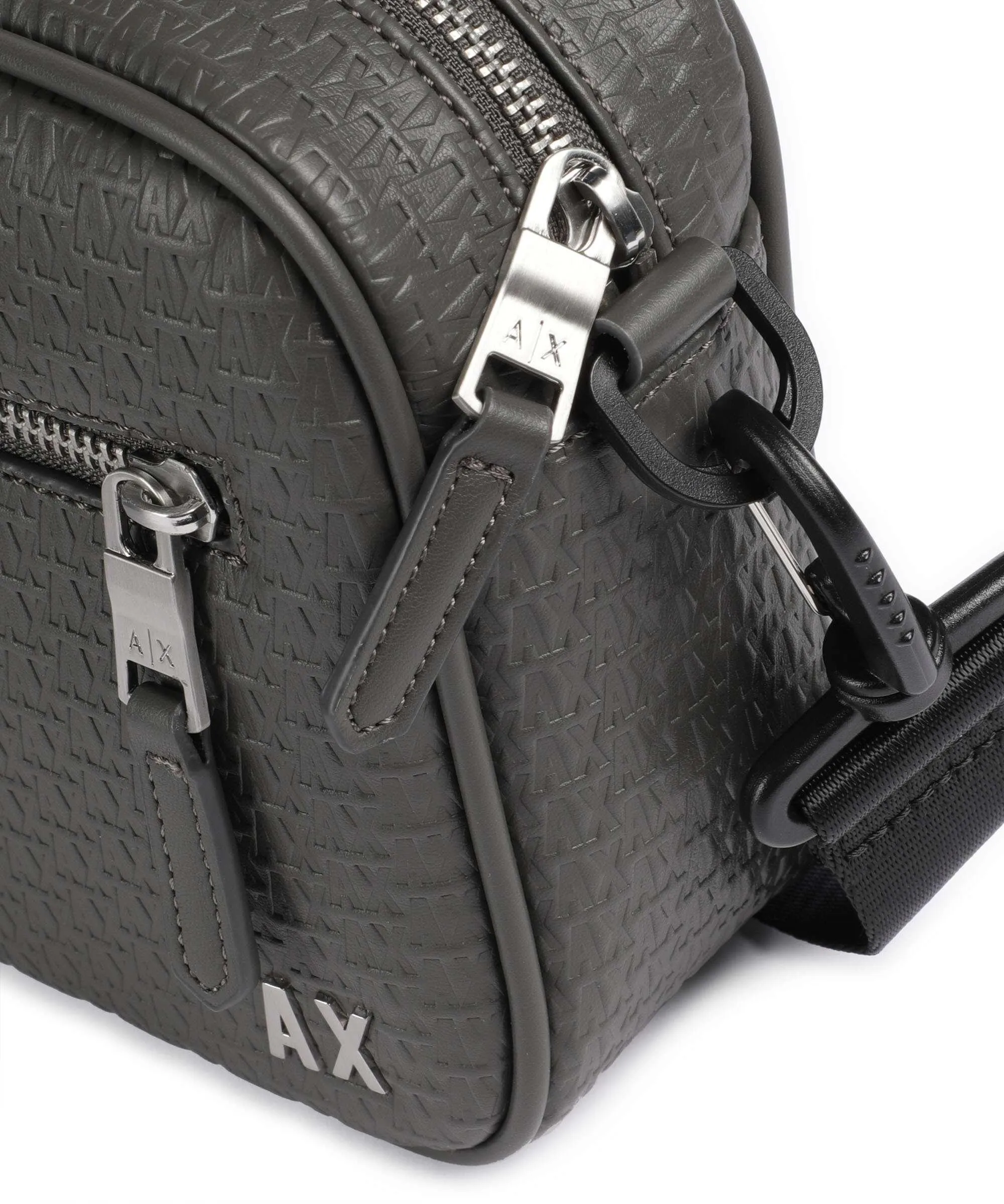  Armani Exchange Borsa a tracolla pelle sintetica grigio scuro  