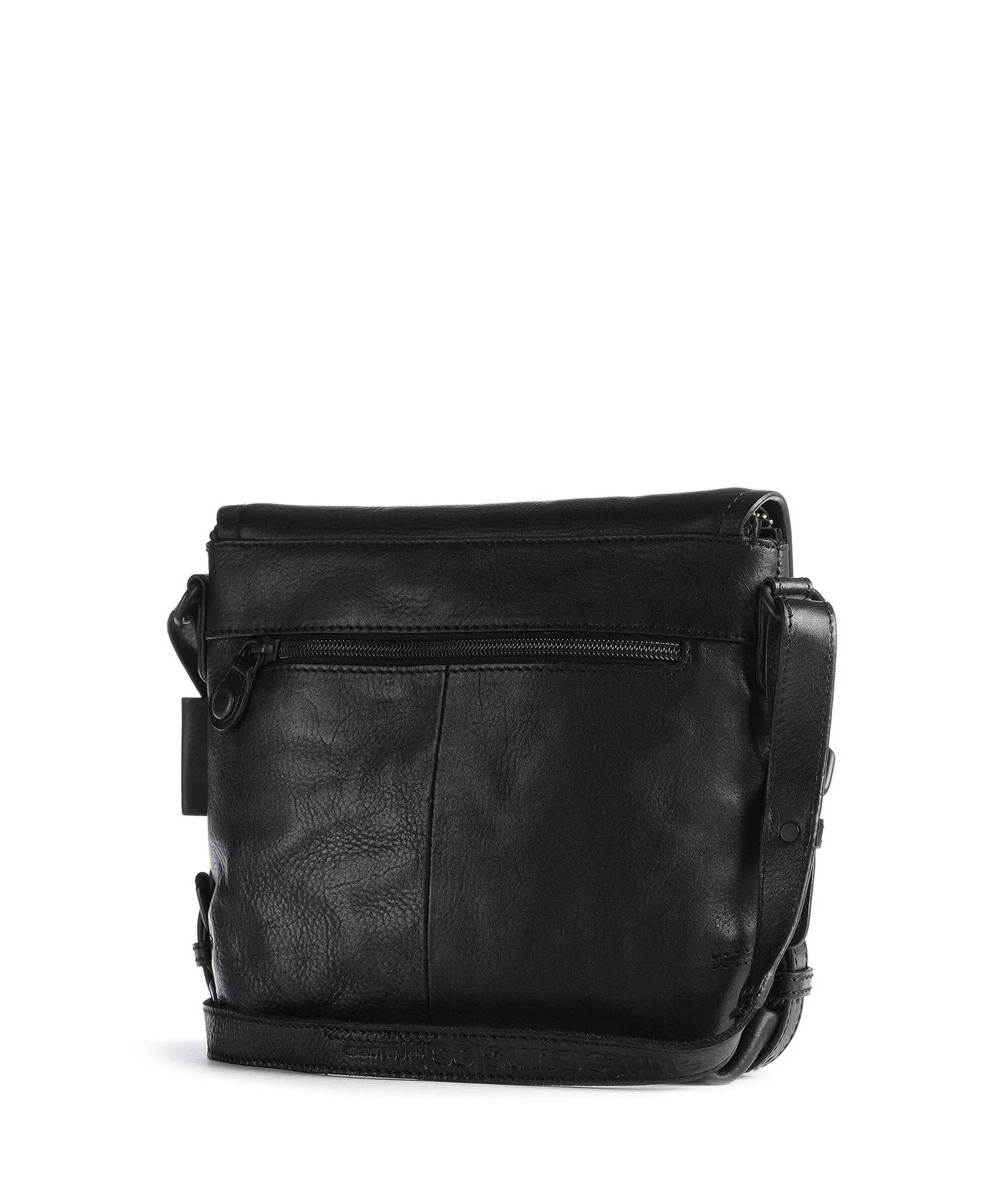  Aunts & Uncles Grandma's Luxury Club Mrs. Puff Pie Borsa a tracolla pelle di vacchetta finemente grana nero  