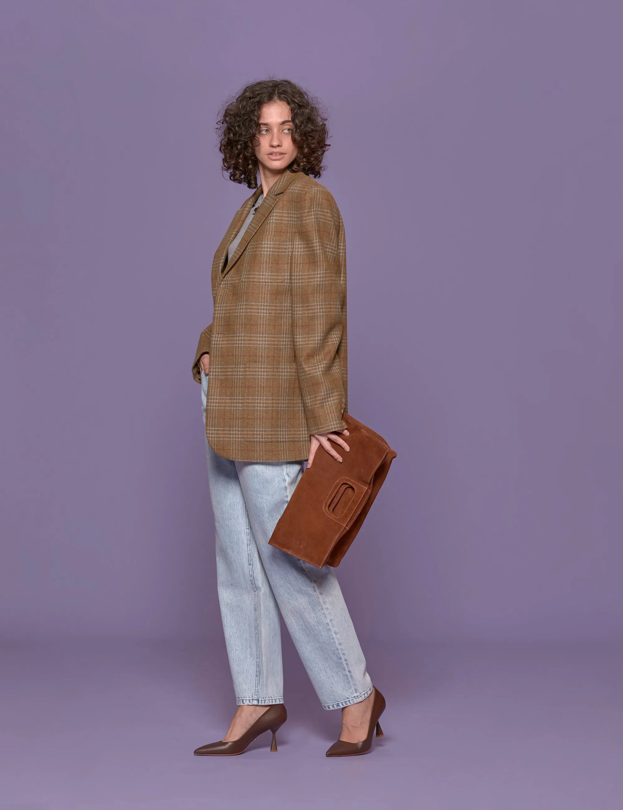 blazer dennis cashmere tartan