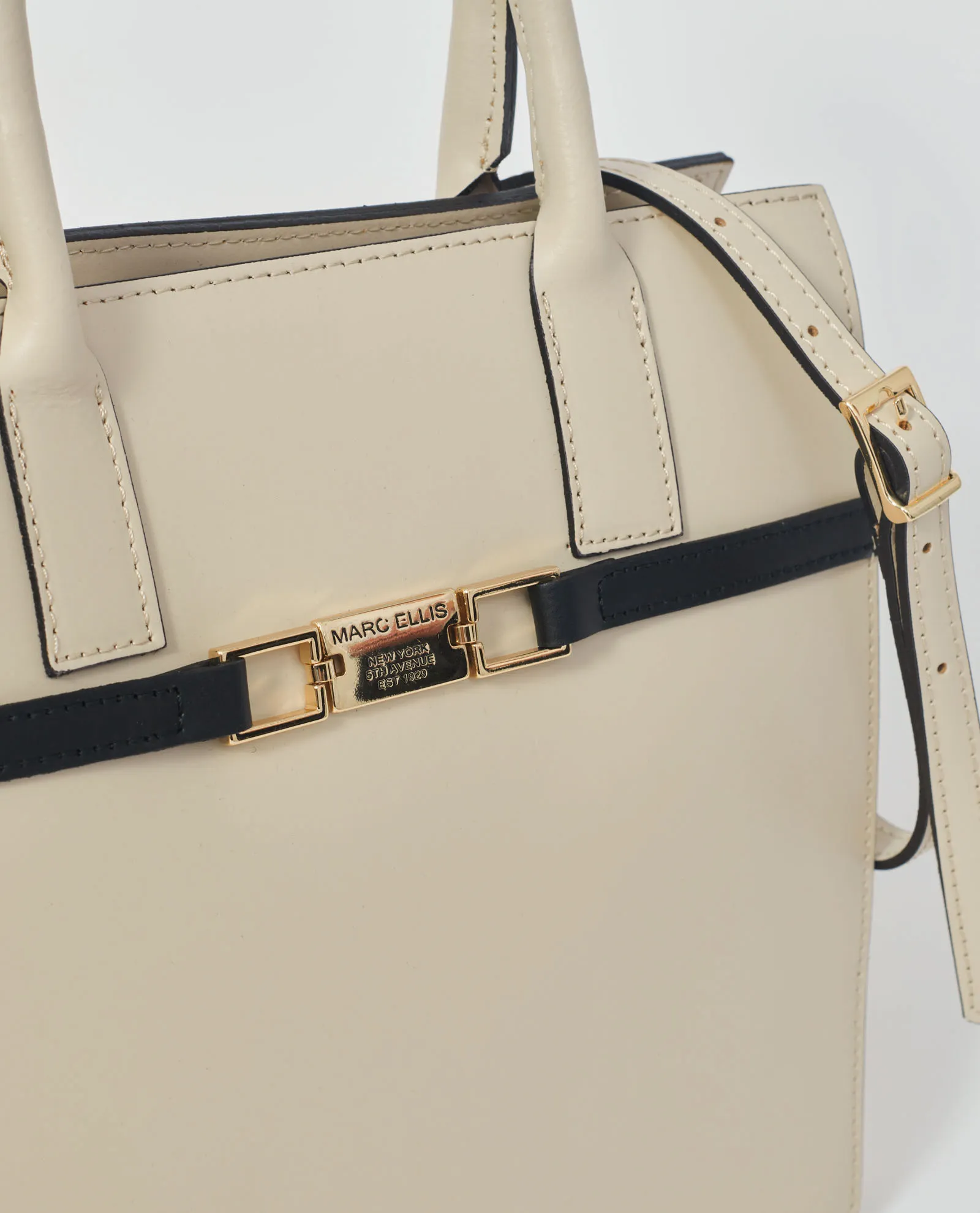 Borsa a mano Kourtney Tote di Marc Ellis in pelle