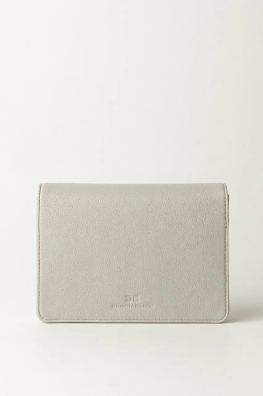 Borsa a tracolla con logo chiusura girello Perla