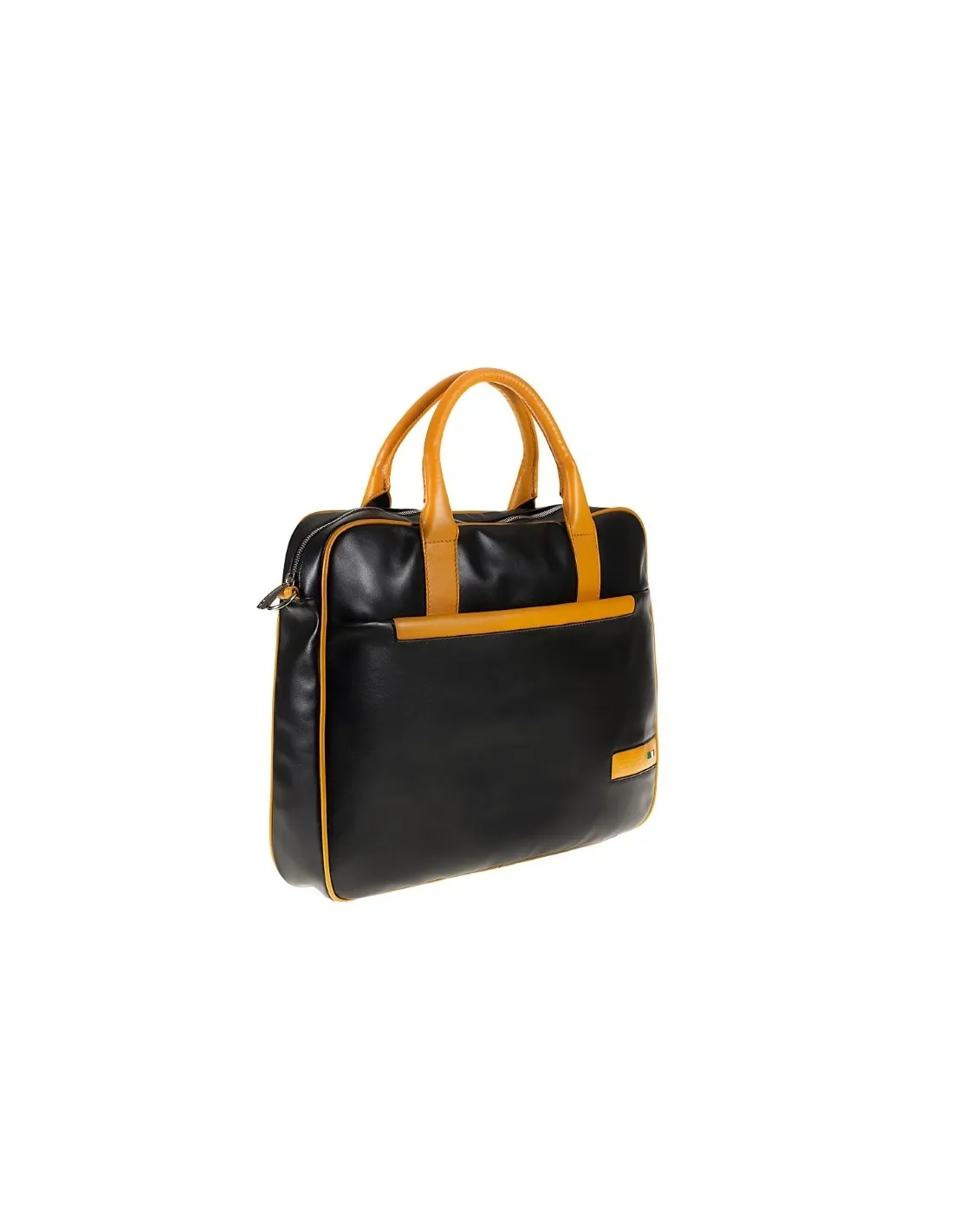 Borsa in pelle a tracolla, da lavoro, made in Italy