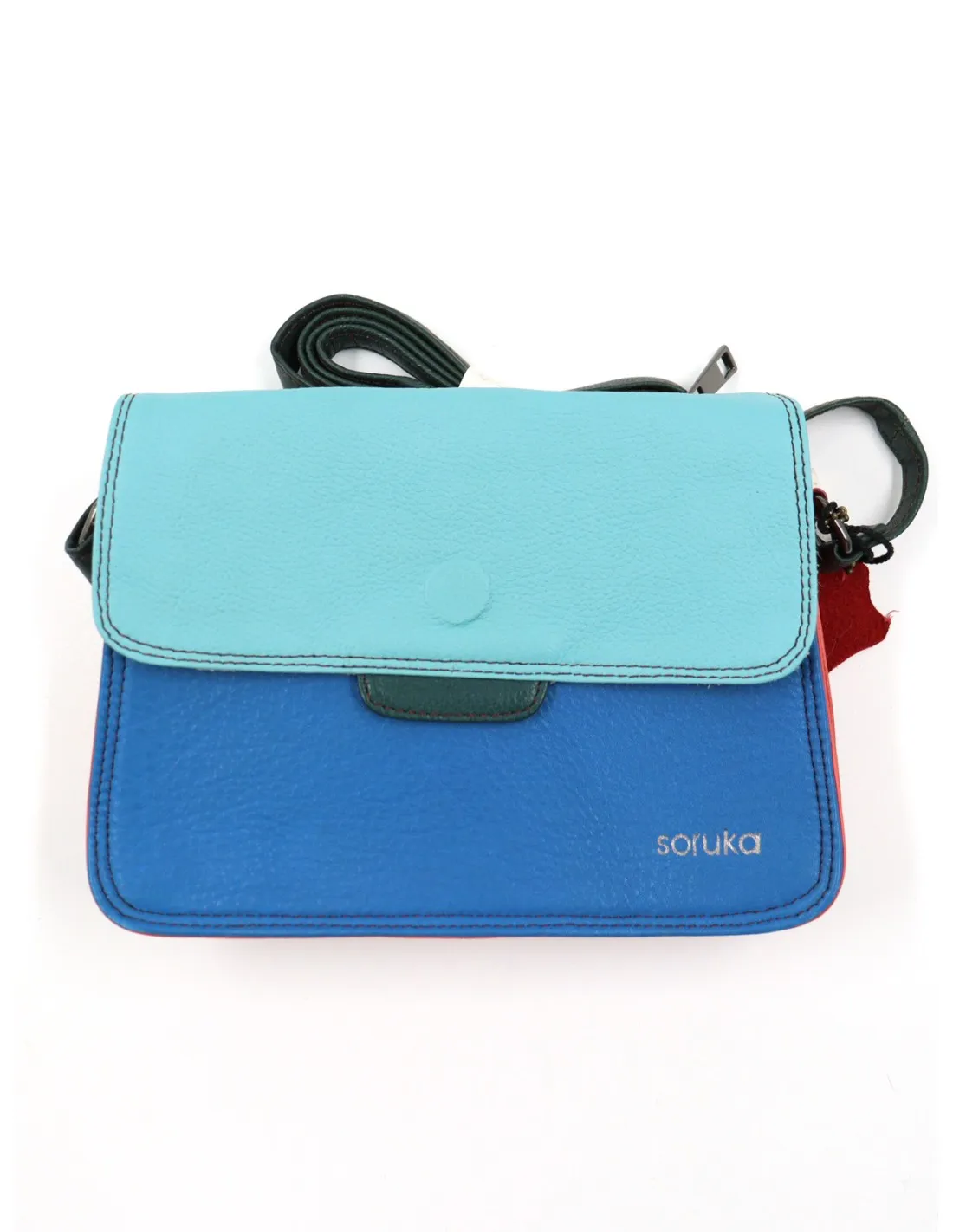BORSETTA IN PELLE RICICLATA REVERSIBILE "LAIA"