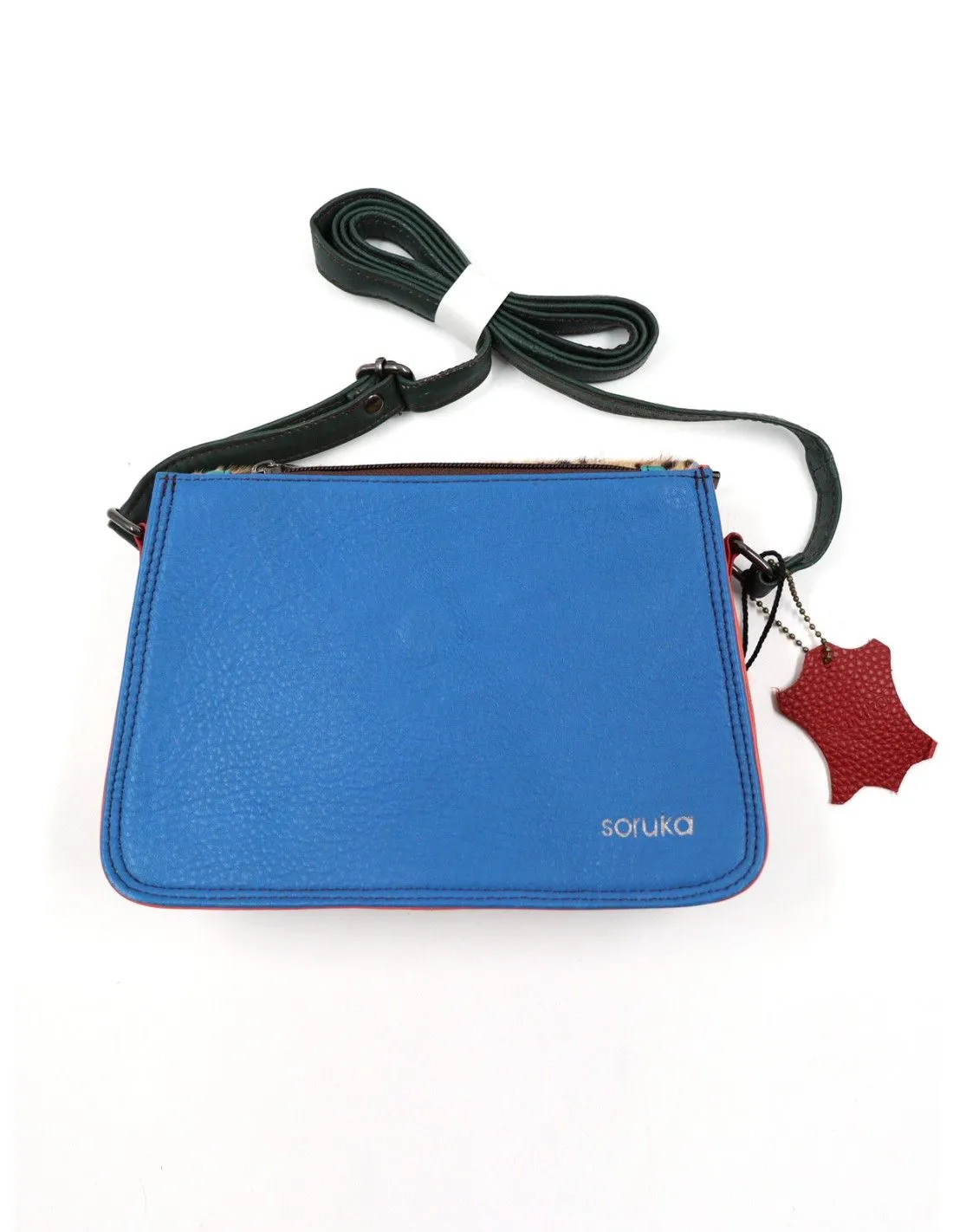 BORSETTA IN PELLE RICICLATA REVERSIBILE "LAIA"