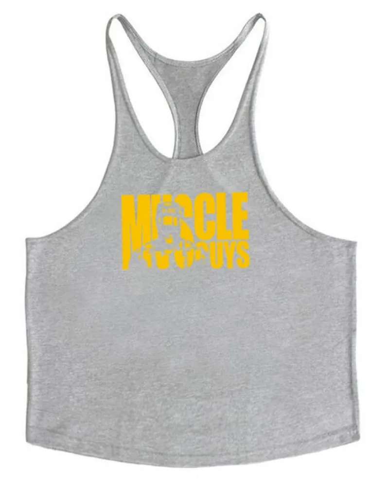 Brand Palestre Abbigliamento Bodybuilding Stringer Canotte Uomo Y Indietro Sollevamento Pesi Gilet Canottiere Fitness Camicia Uo