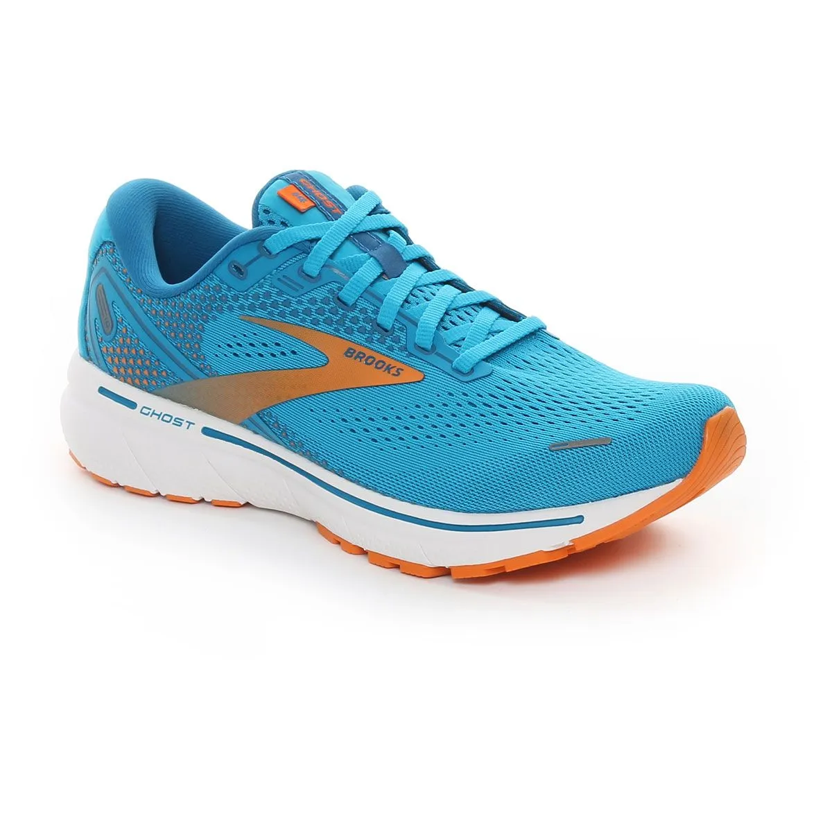 Brooks Ghost 14 Uomo Blu Arancione