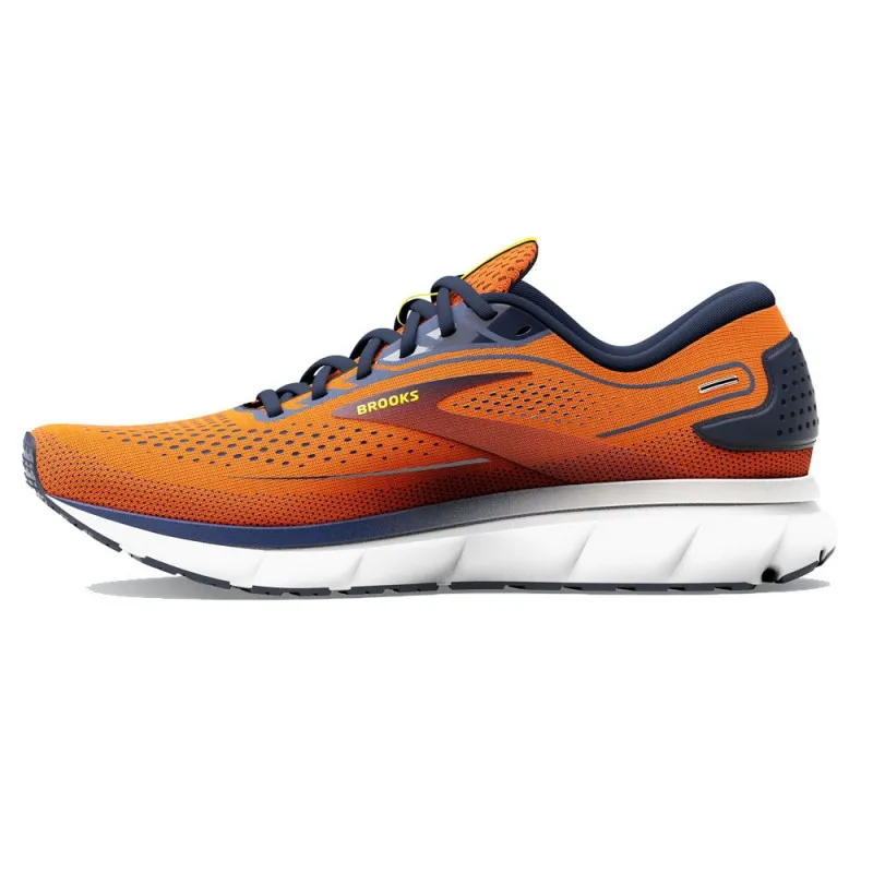 Brooks Trace 2 Rosso Arancio Nero - Scarpe Running Uomo