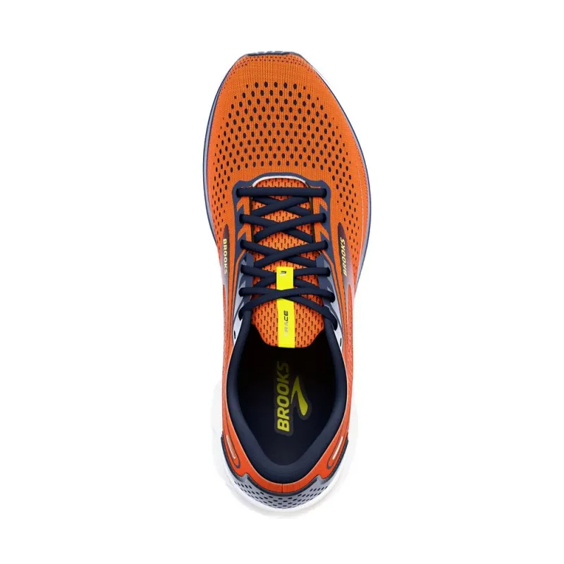 Brooks Trace 2 Rosso Arancio Nero - Scarpe Running Uomo