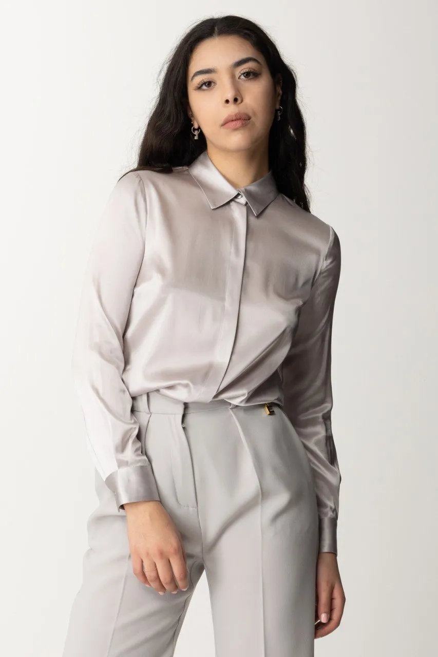 Camicia in raso Perla