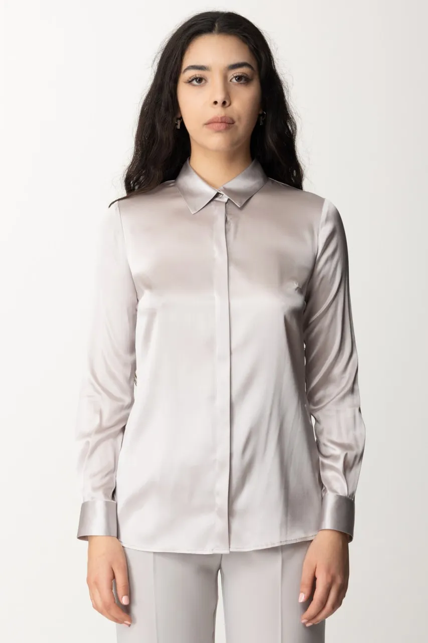 Camicia in raso Perla