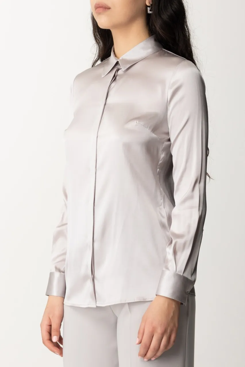 Camicia in raso Perla