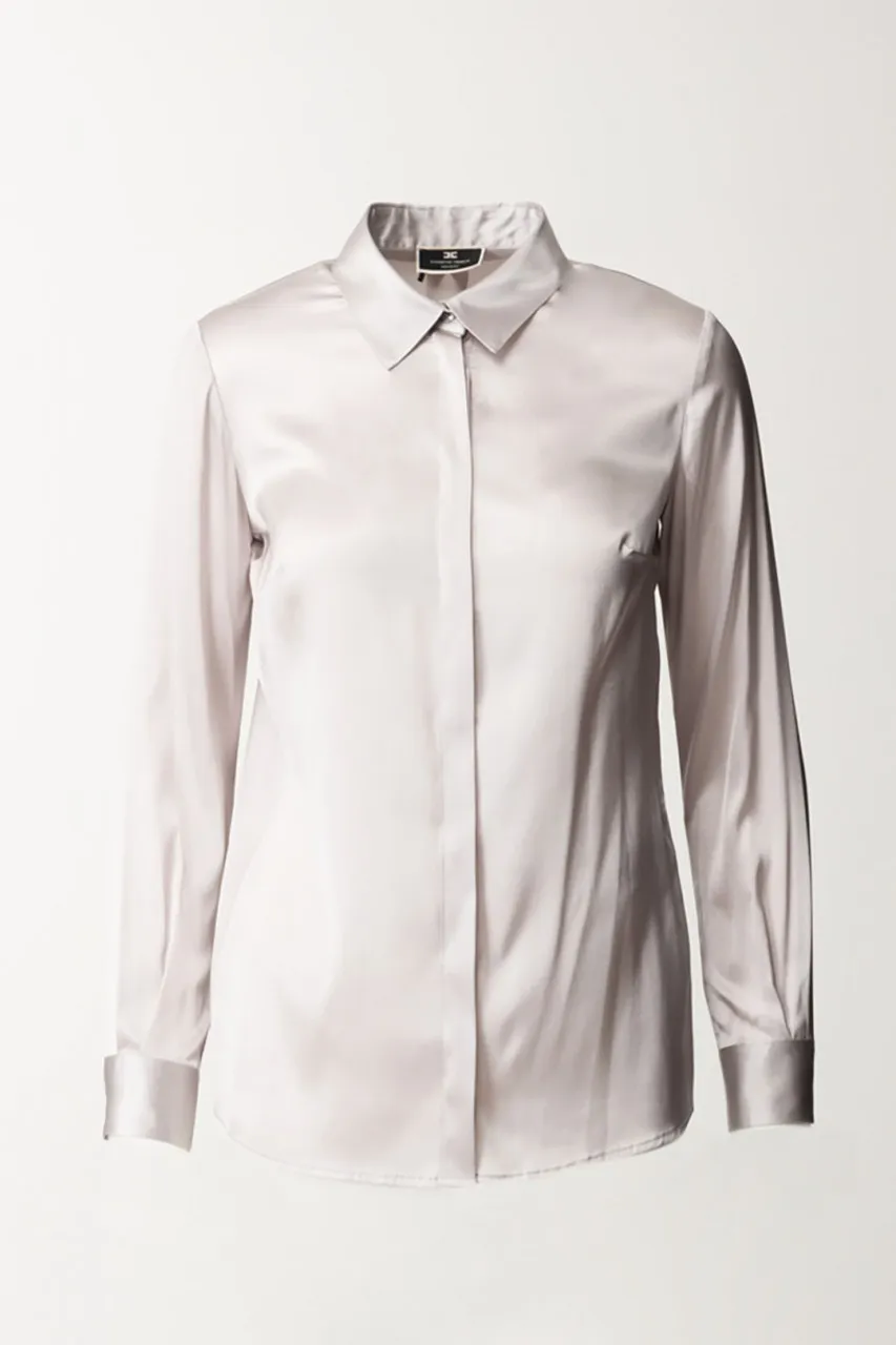 Camicia in raso Perla