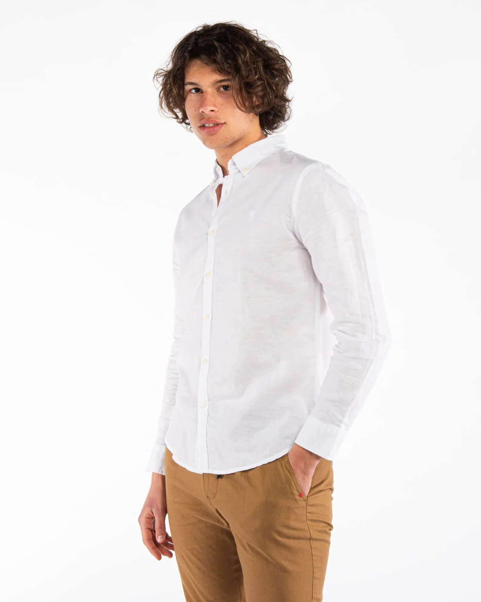 CAMICIA MANICA LUNGA BOTTON DOWN LINO                                            Previous productCAMICIA MANICA LUNGA BOTTON... 