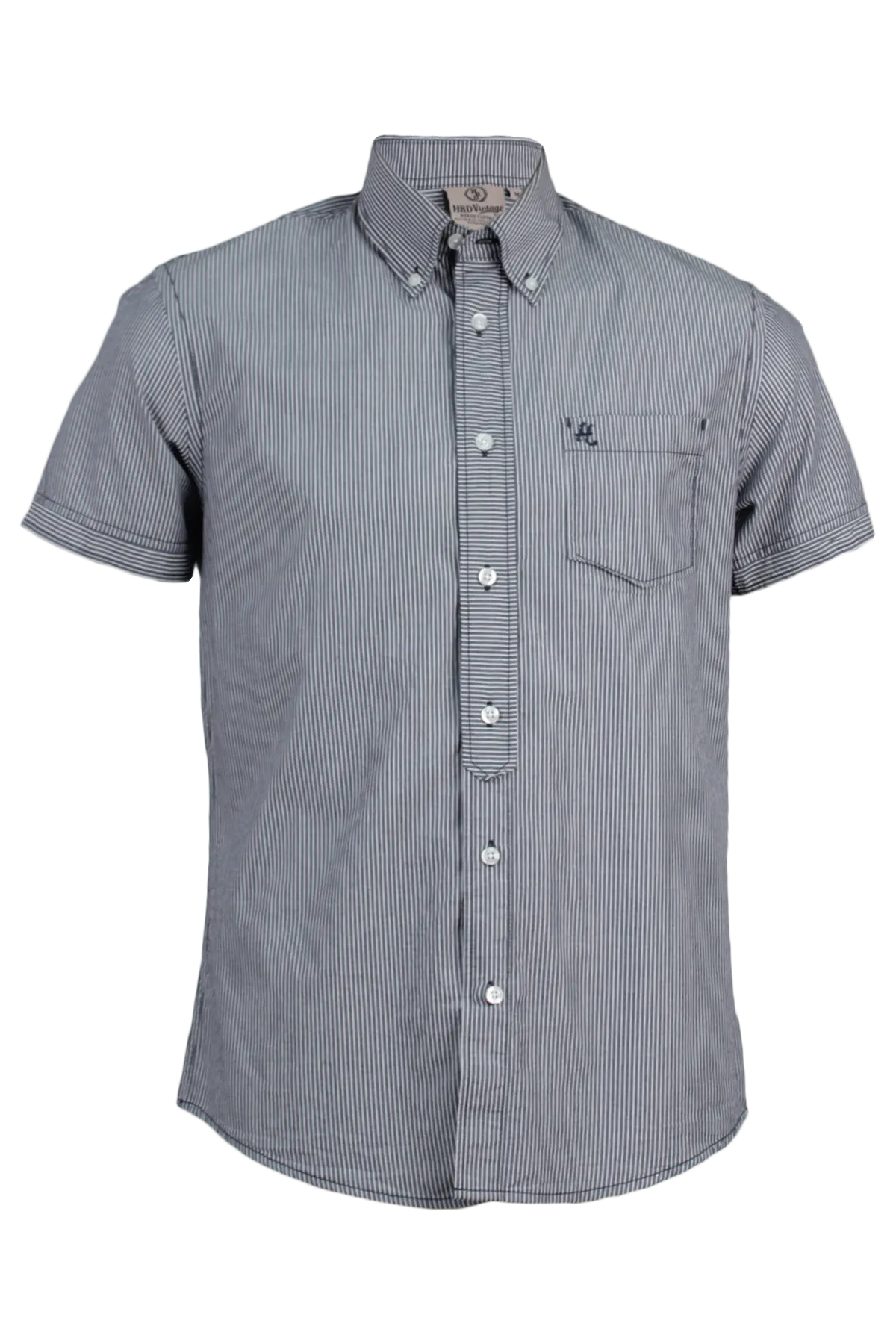 Camicia mezza manica a righe Herod Collection