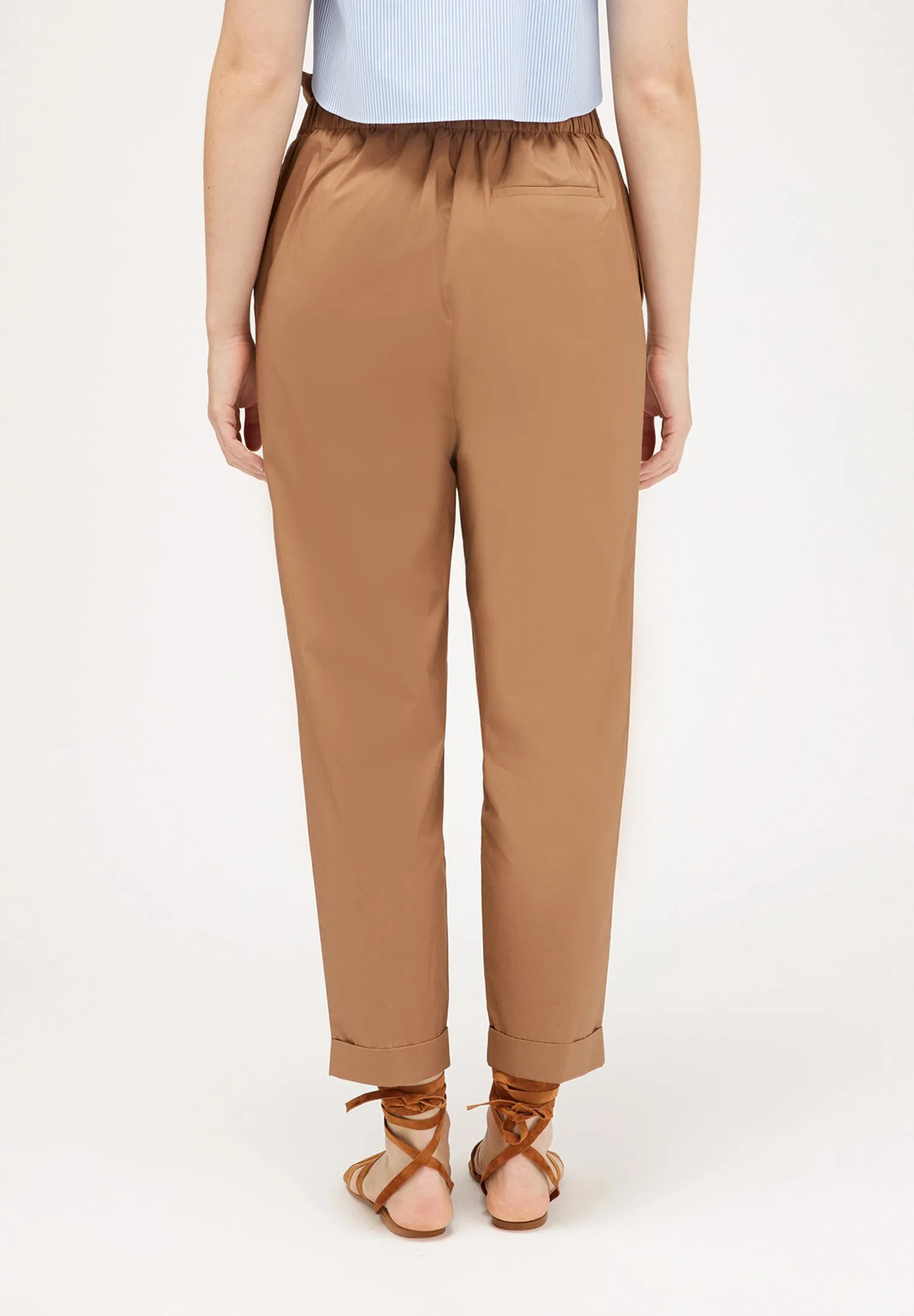 CARROT CON CINTURA - Pantaloni
