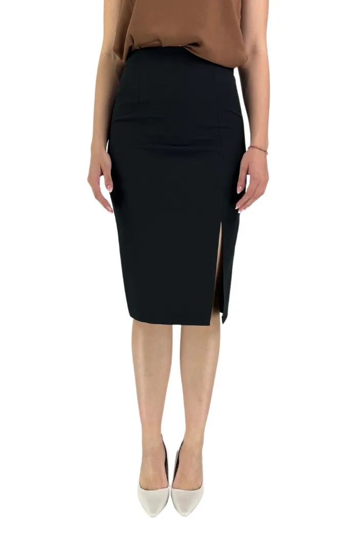 Celye gonna aderente con spacco laterale ss24c0305