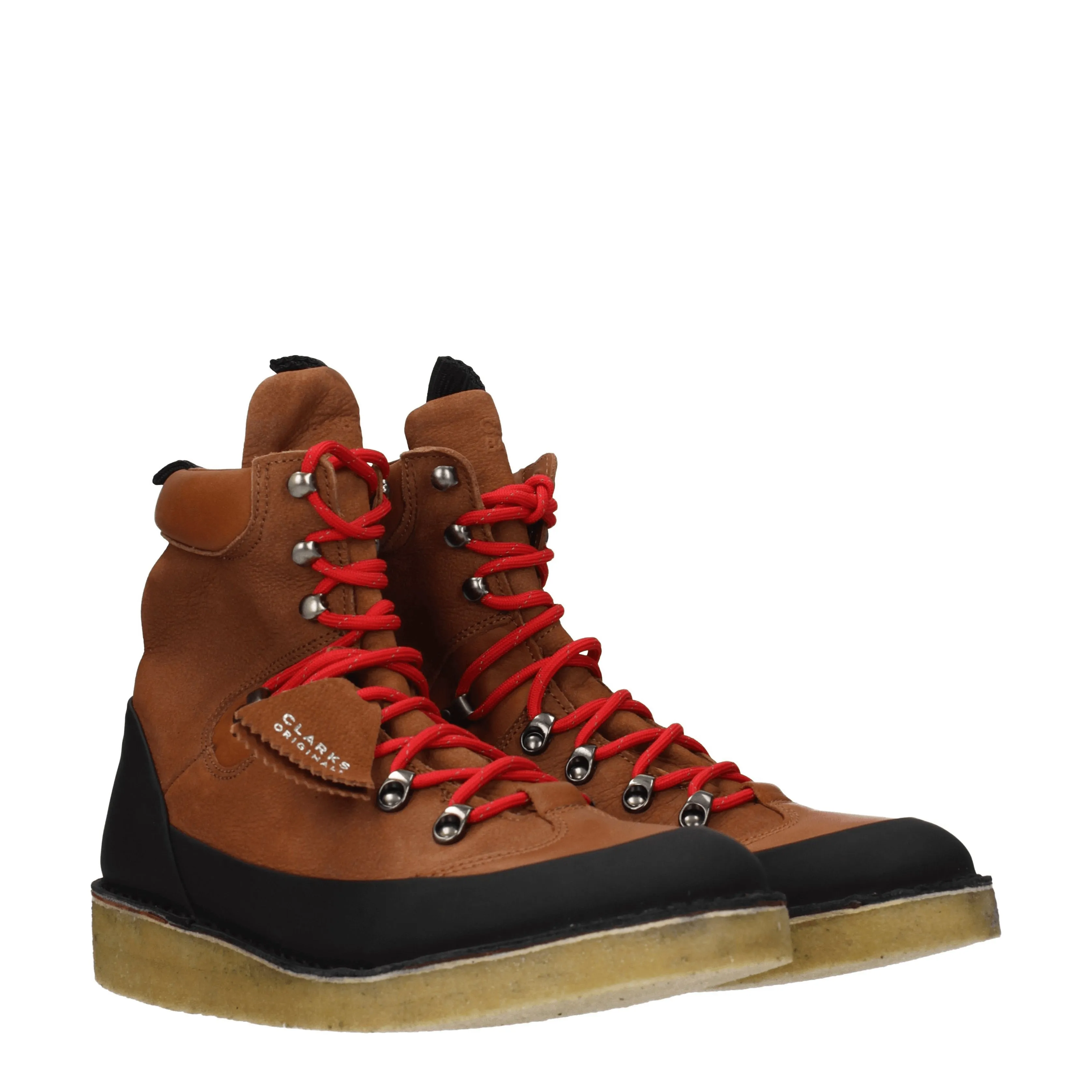 Clarks Stivaletti Uomo Pelle Marrone/Testa di Moro