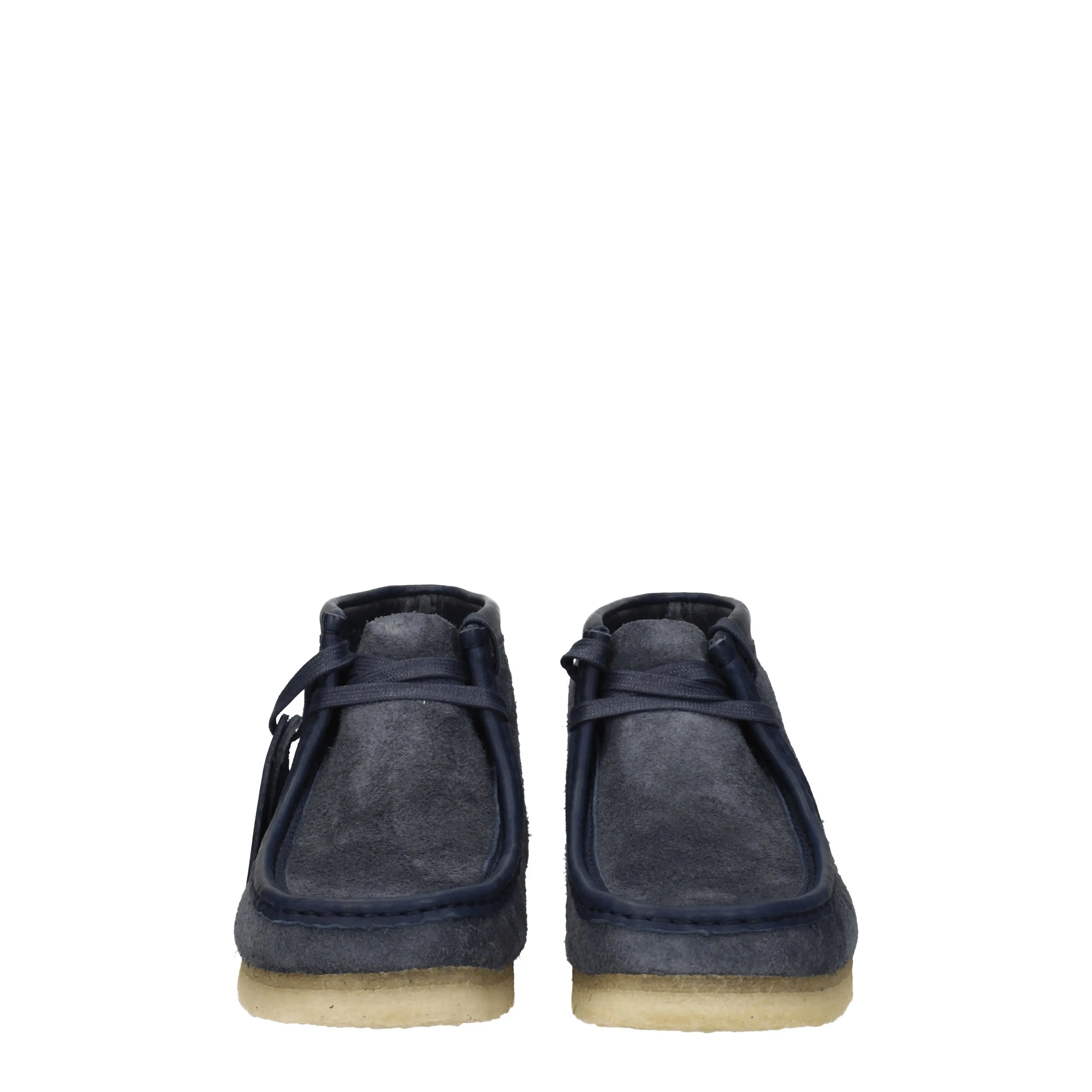 Clarks Stivaletti Wallabee Uomo Camoscio Blu/Blu Navy