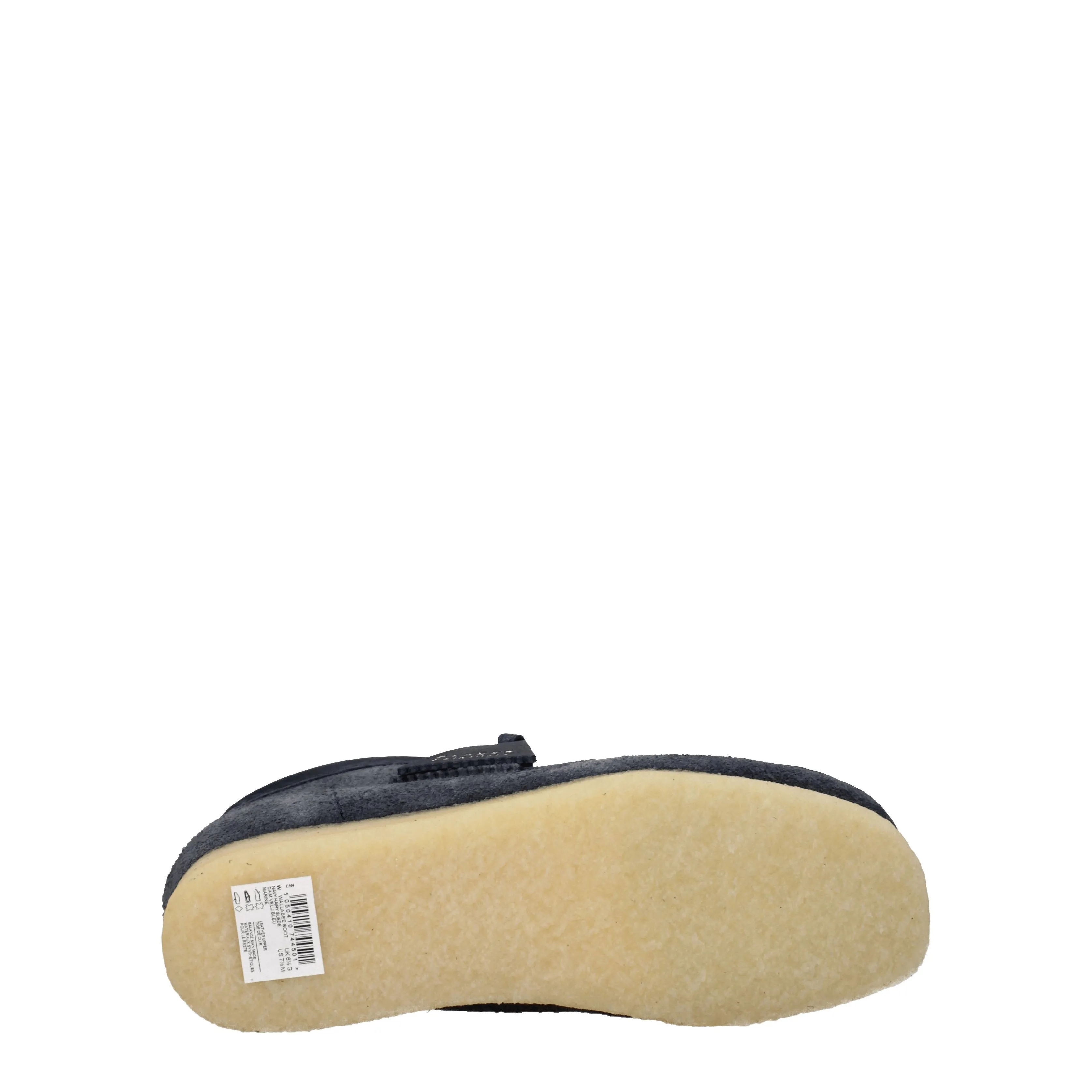 Clarks Stivaletti Wallabee Uomo Camoscio Blu/Blu Navy