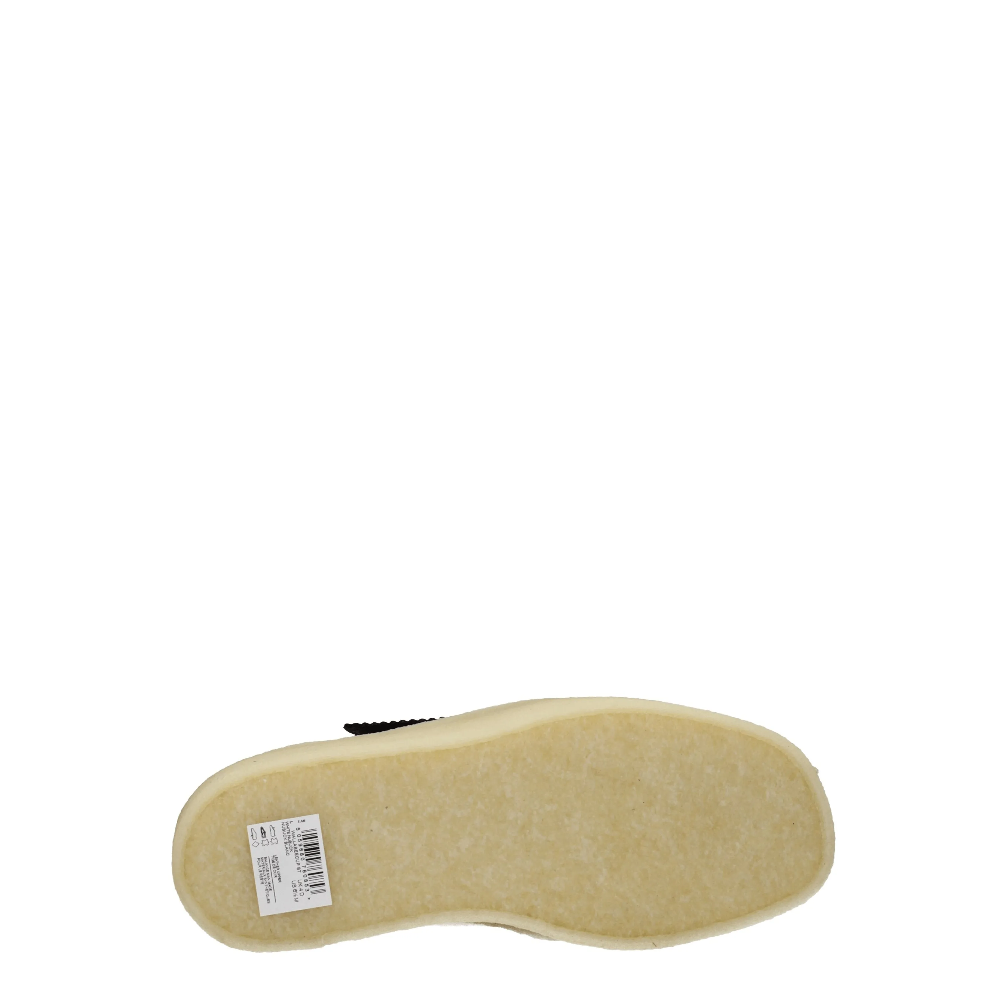 Clarks Stivaletti Wallabeecup Donna Camoscio Bianco/Bianco Sporco
