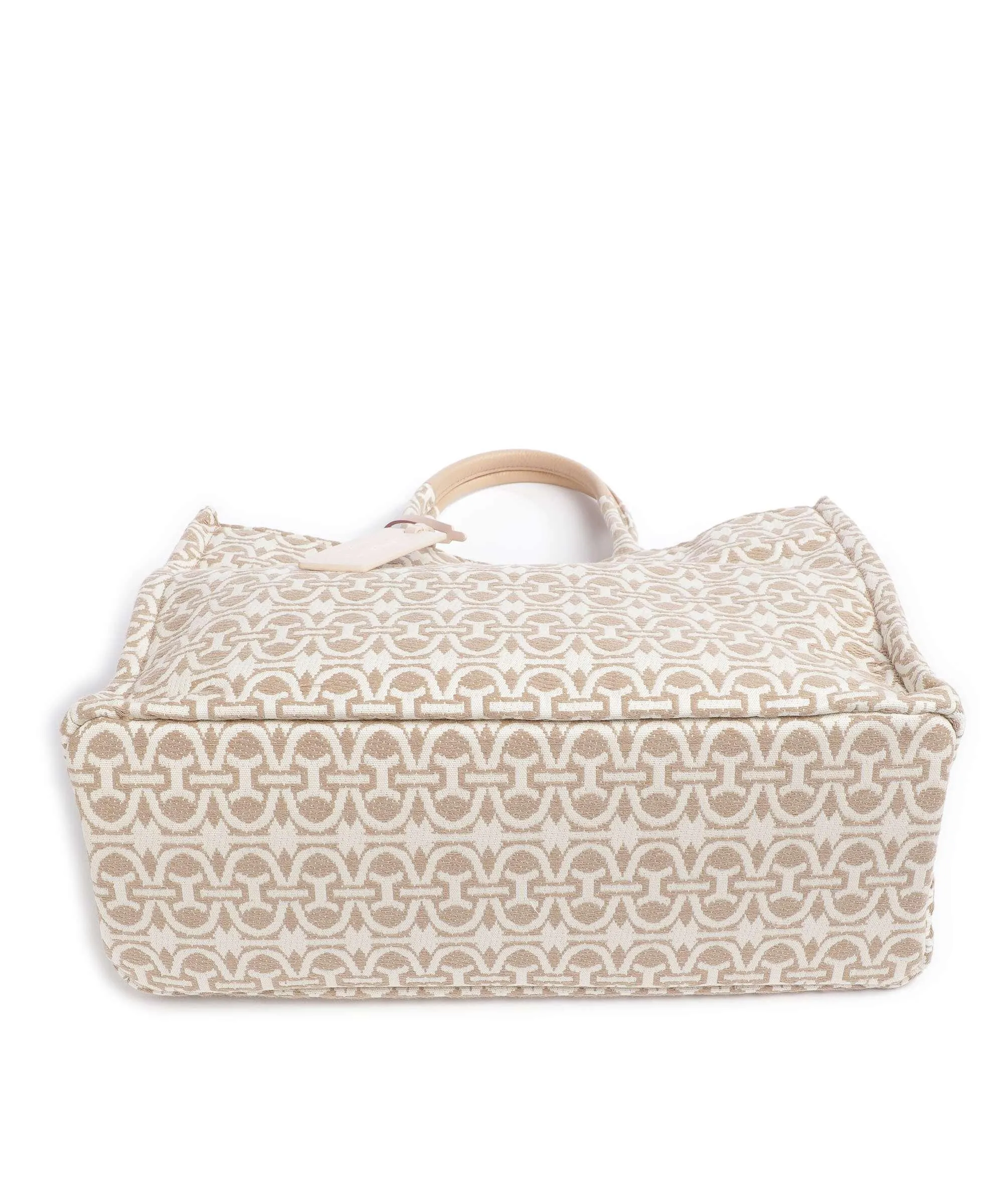  Coccinelle Never Without Bag Monogram Borsa a mano tissu beige  