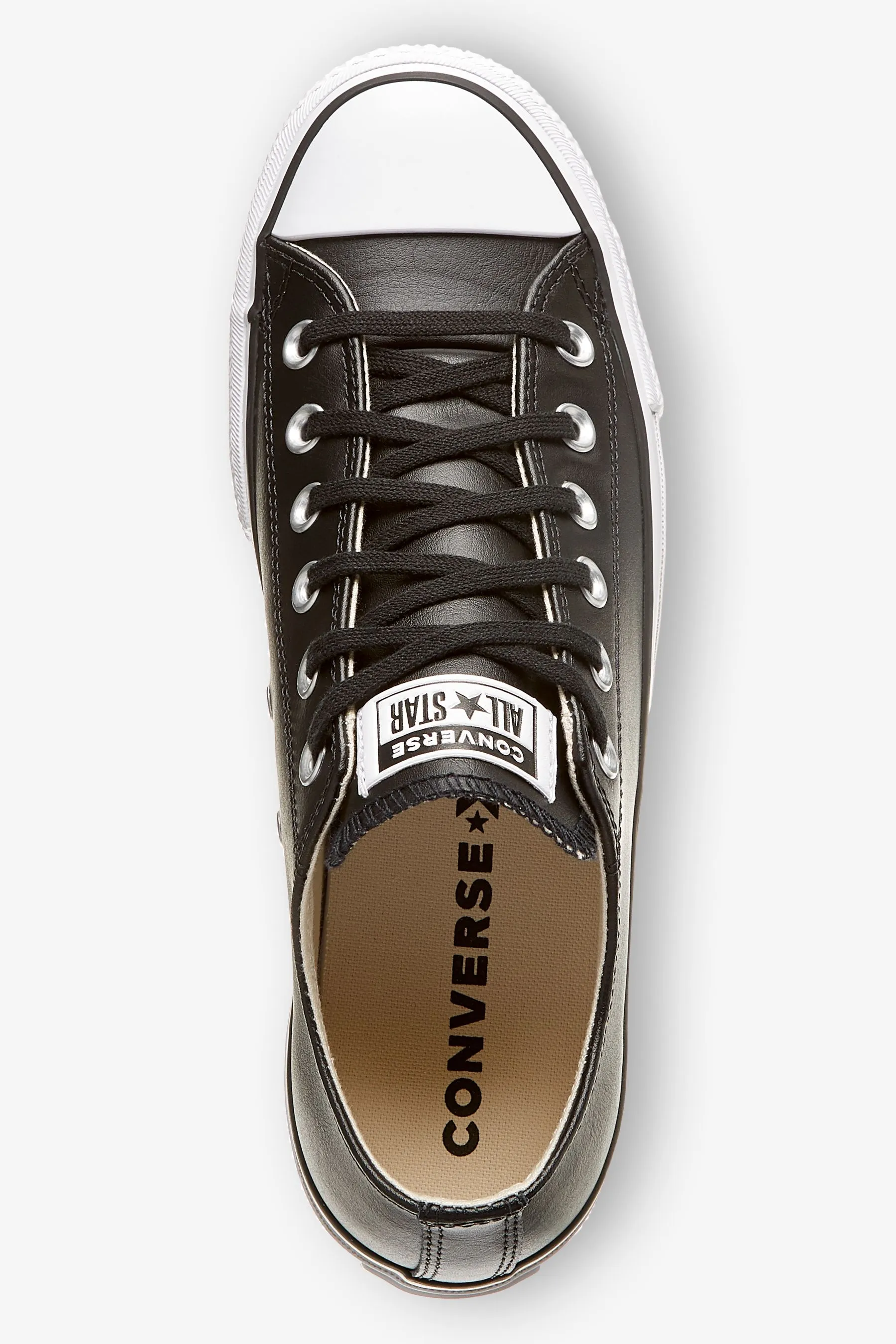Converse - Chuck Taylor All Star - Scarpe da ginnastica in pelle con plateau rialzato