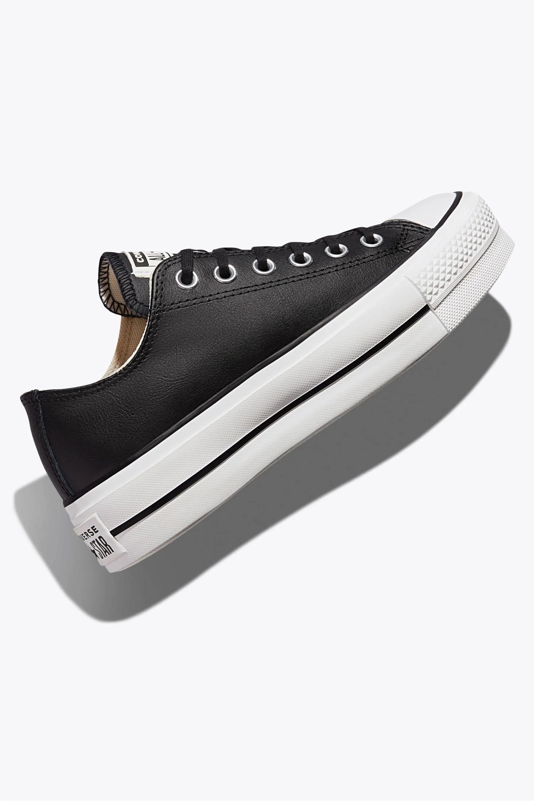 Converse - Chuck Taylor All Star - Scarpe da ginnastica in pelle con plateau rialzato