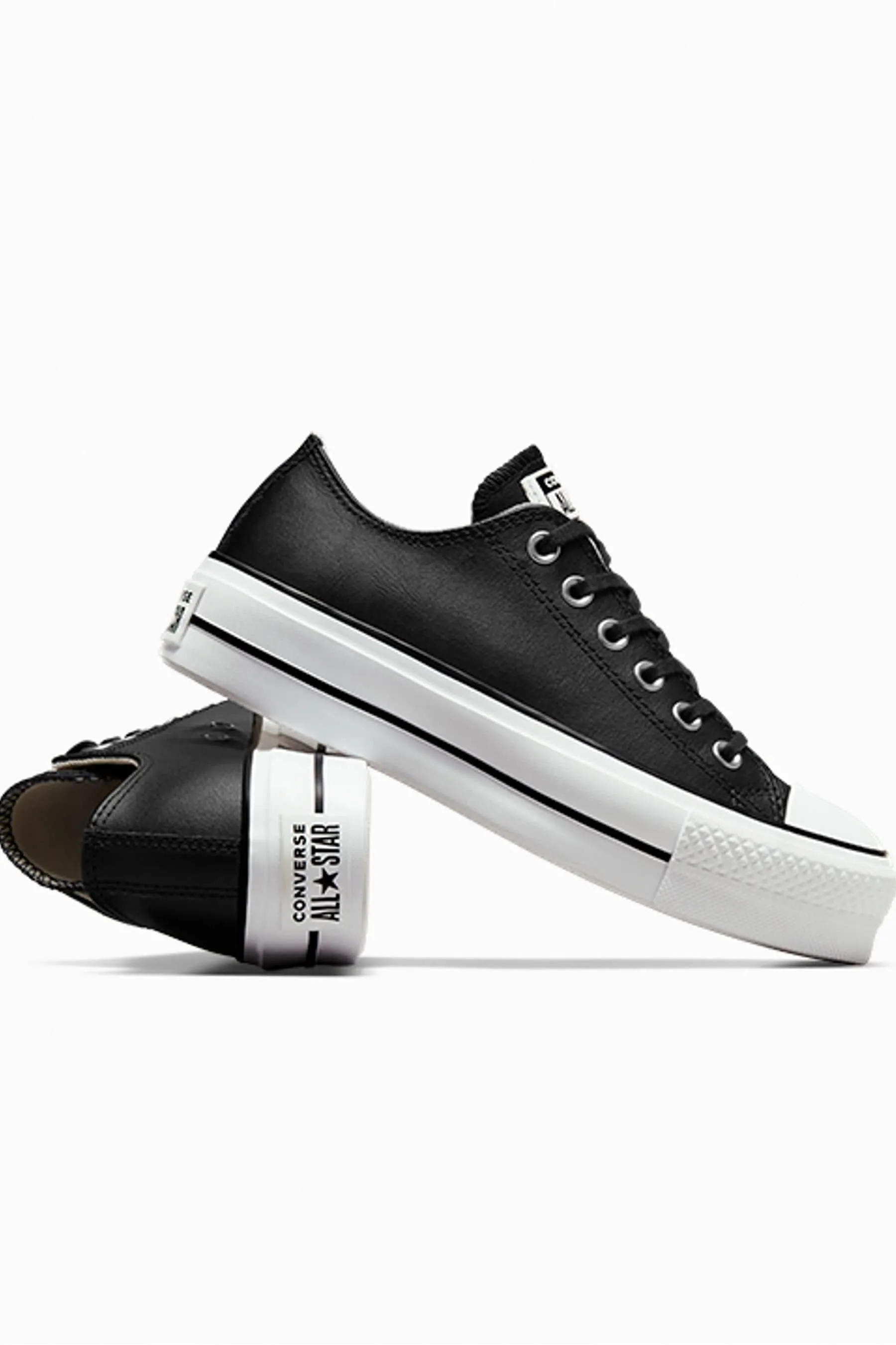 Converse - Chuck Taylor All Star - Scarpe da ginnastica in pelle con plateau rialzato