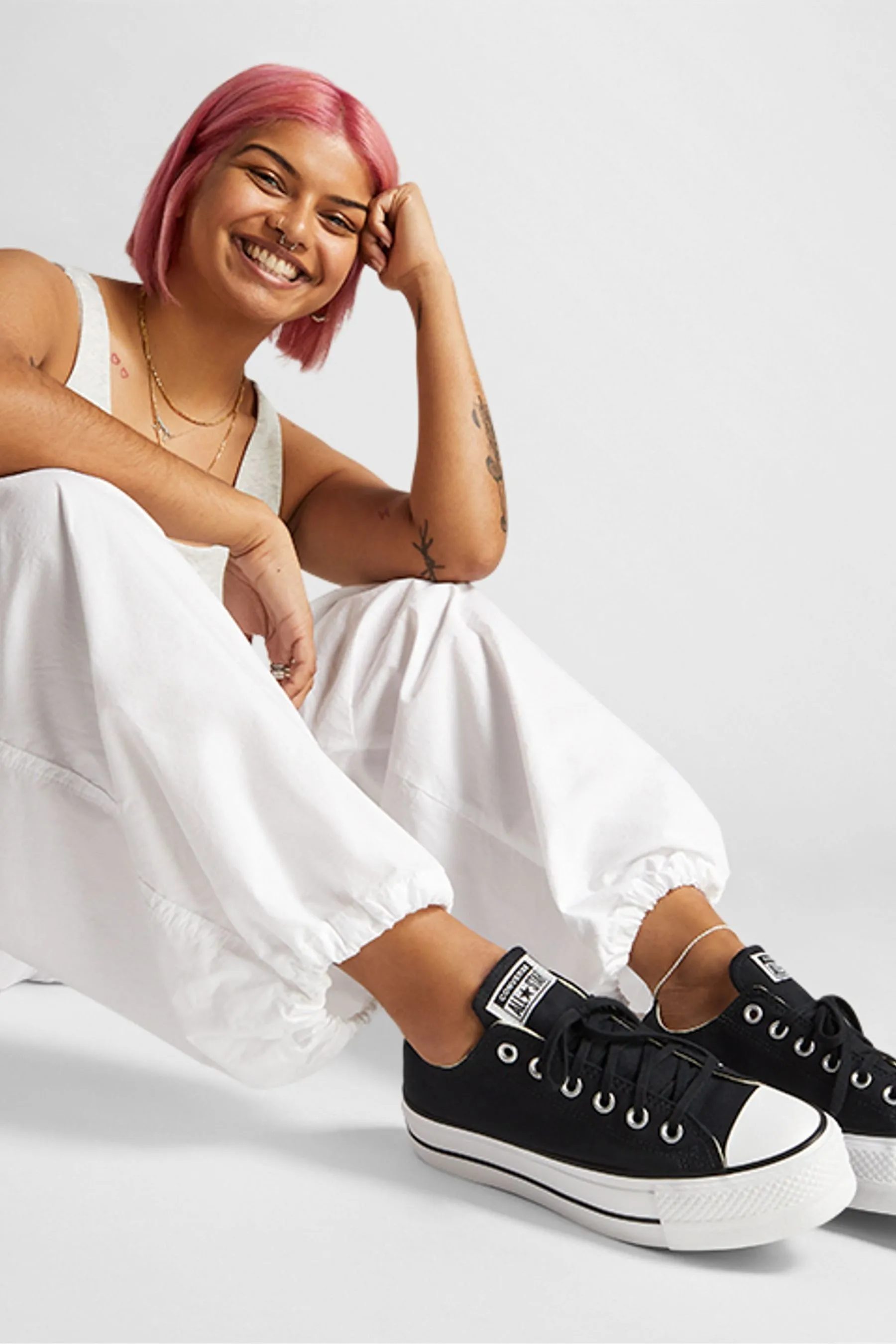 Converse - Lift Chuck OX - Scarpe da ginnastica con plateau