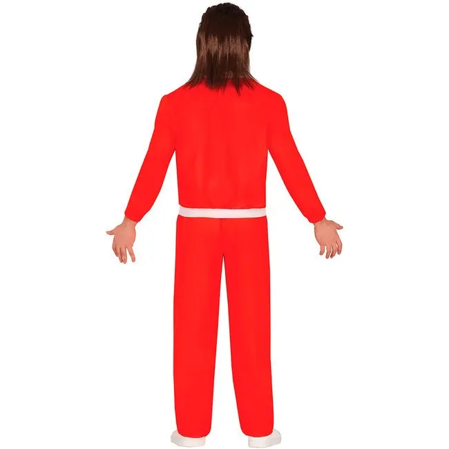 Costume da tuta rossa anni '90 per uomo