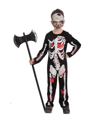 Costume tuta scheletro tg.IV
