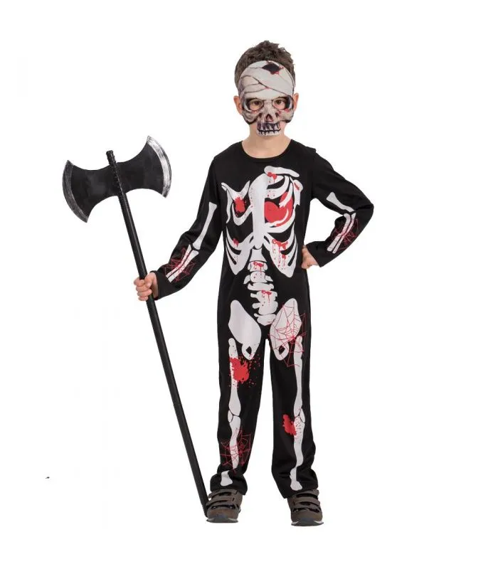 Costume tuta scheletro tg.IV